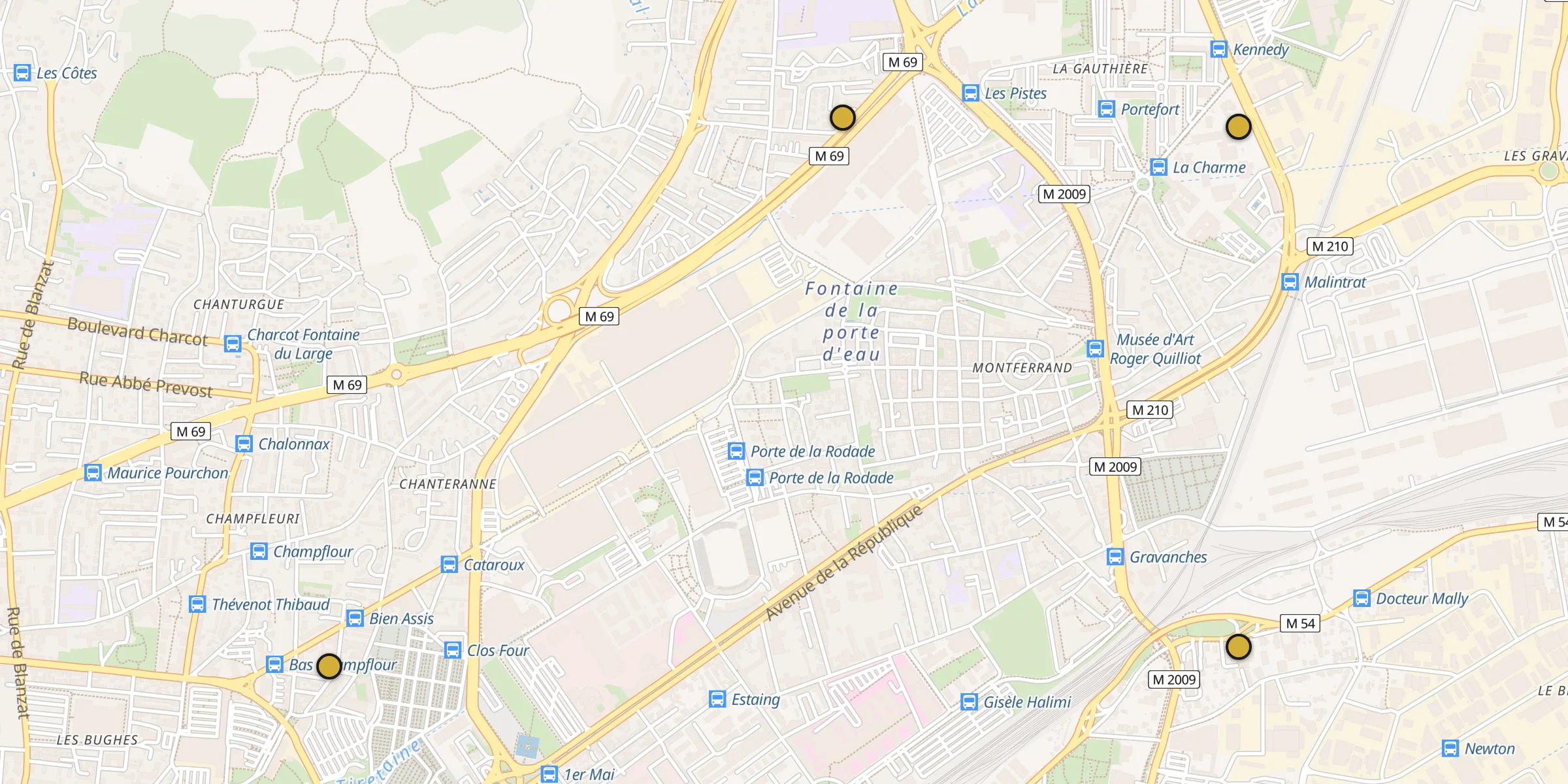 Carte des mosquées {aville}