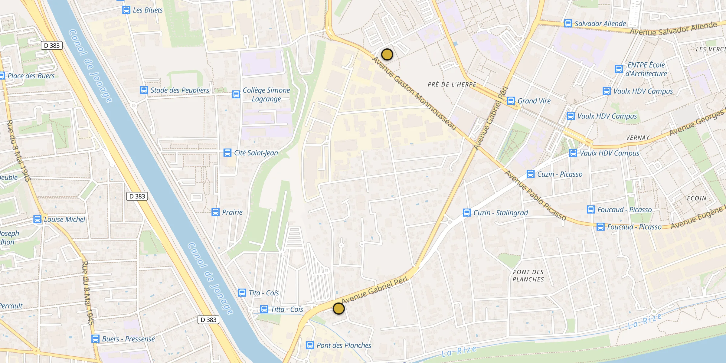 Carte des mosquées {aville}