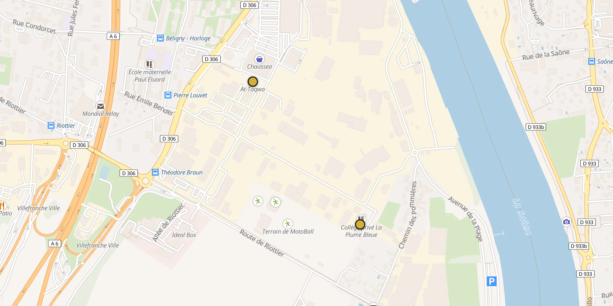 Carte des mosquées {aville}