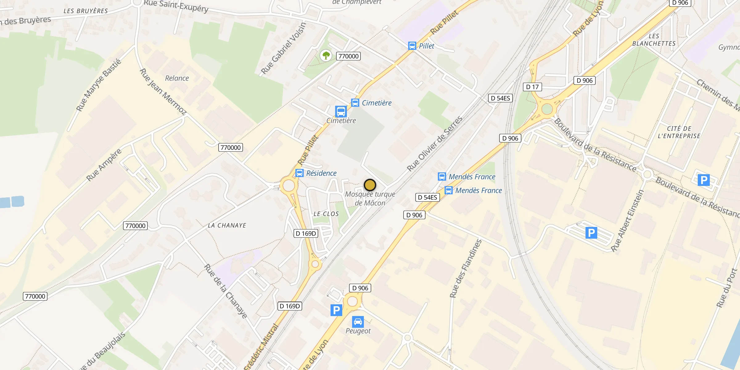 Carte des mosquées {aville}