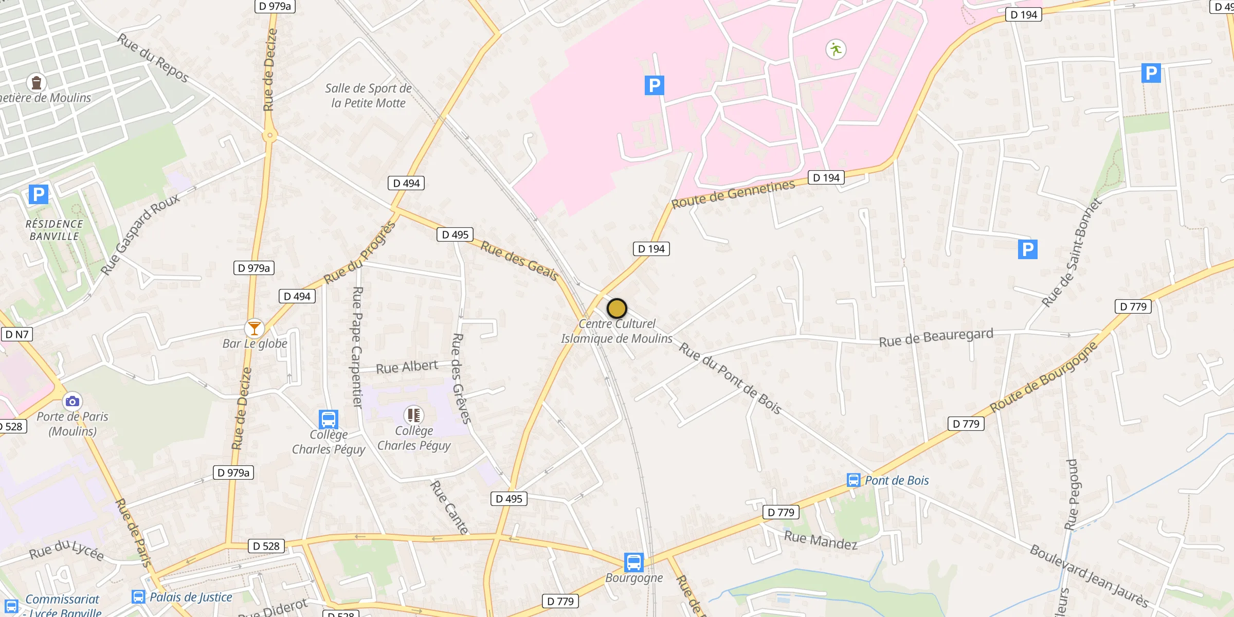 Carte des mosquées {aville}