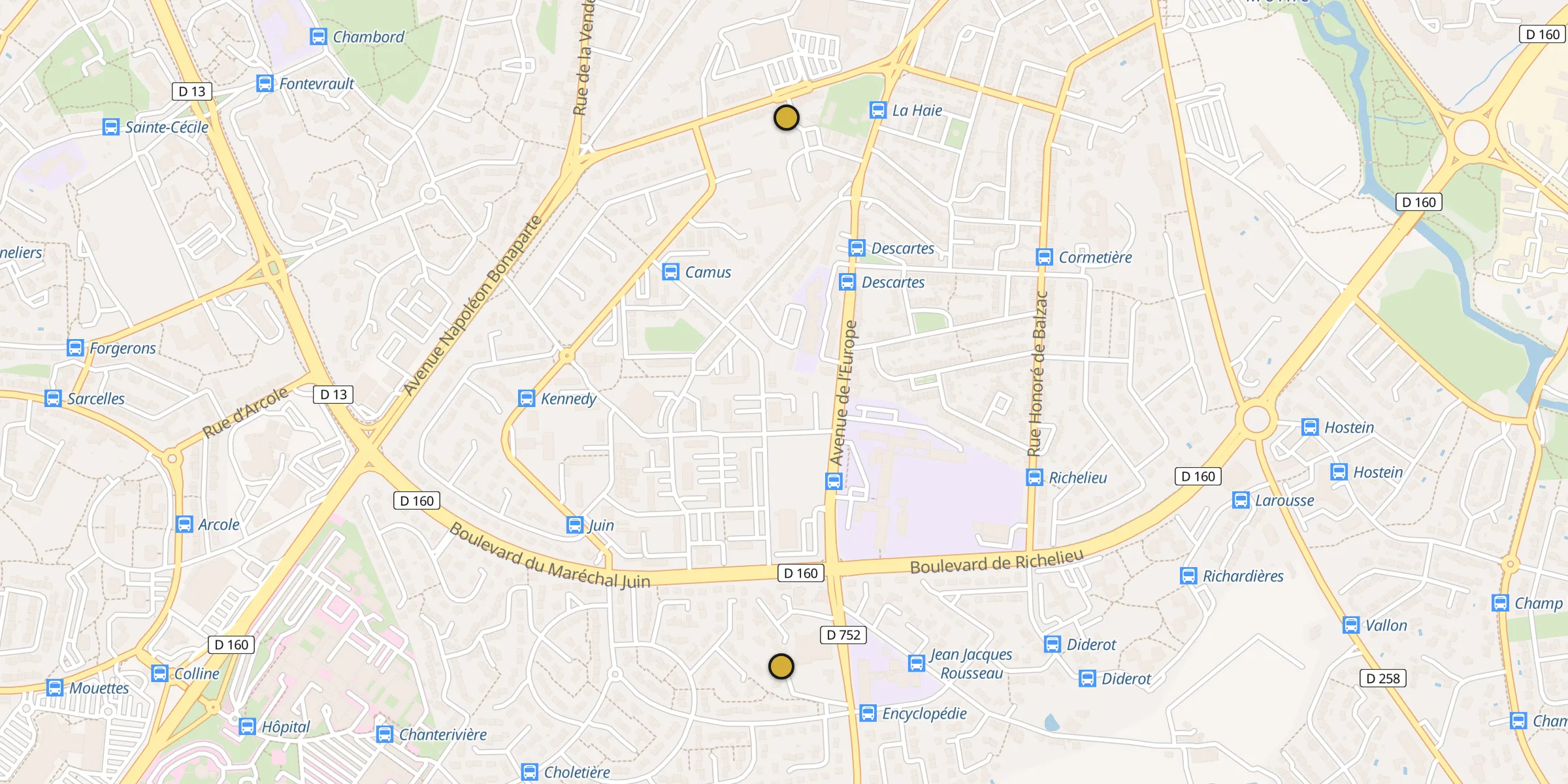 Carte des mosquées {aville}