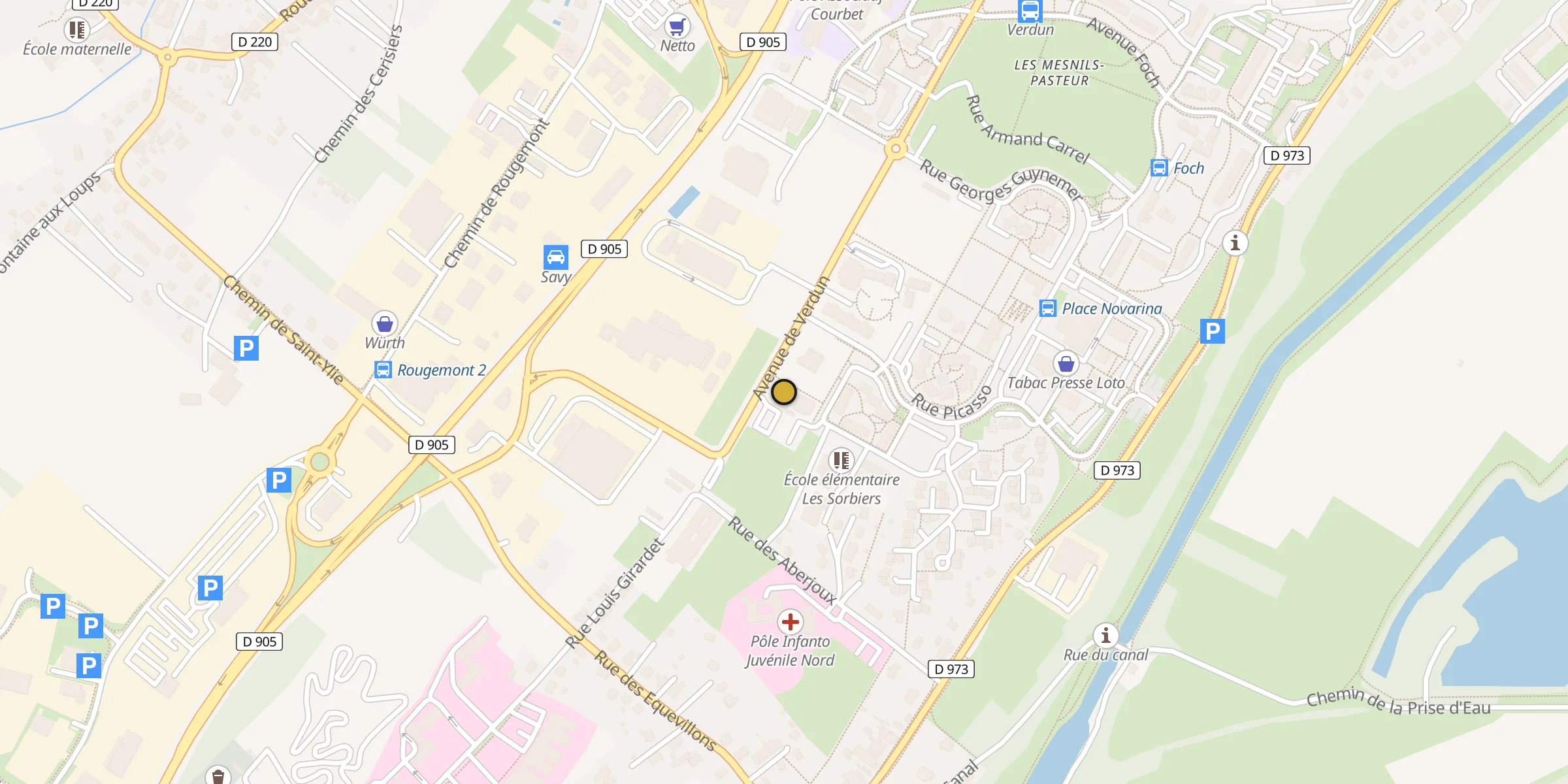 Carte des mosquées à Foucherans