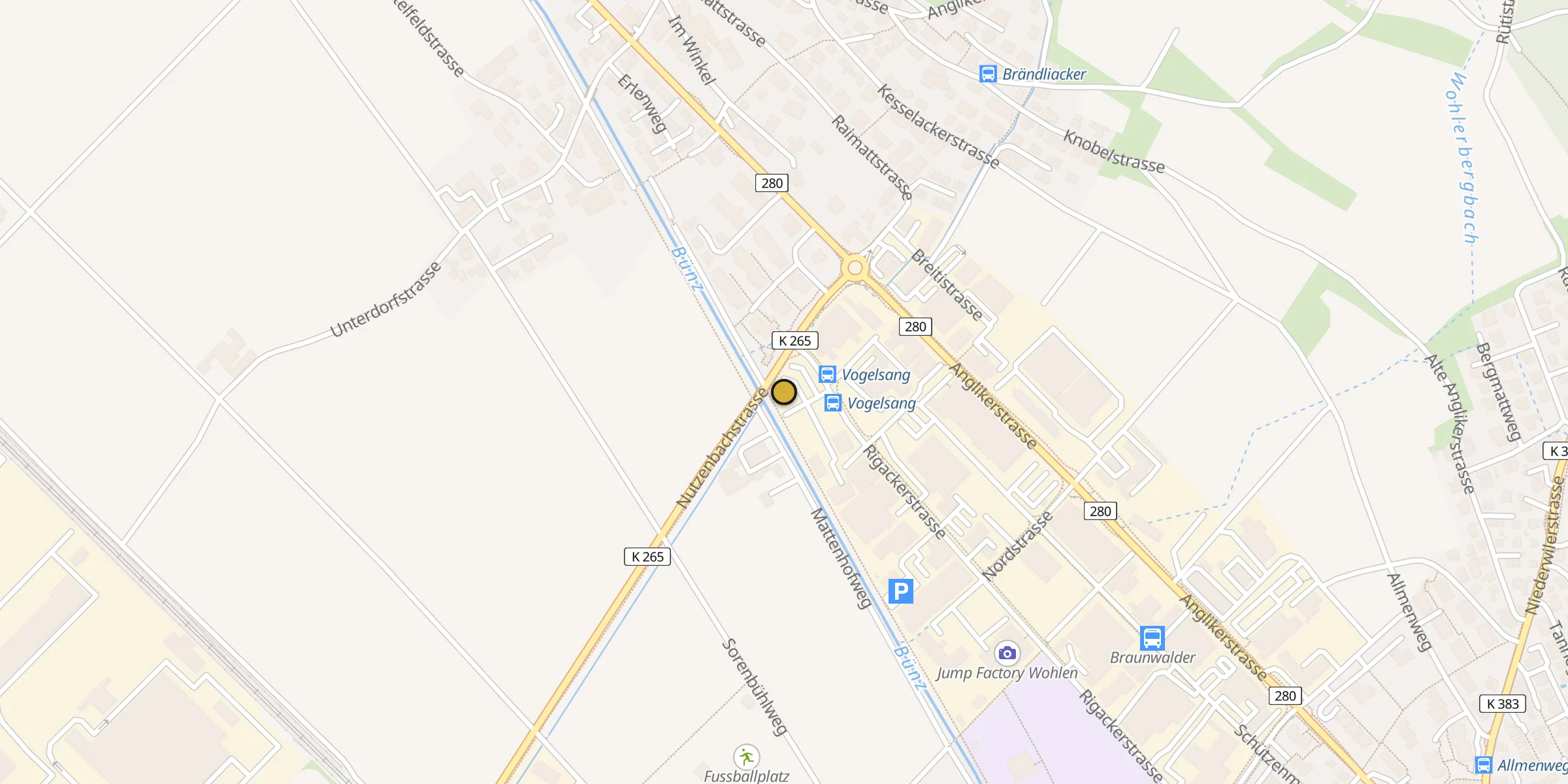 Carte des mosquées à Wohlen