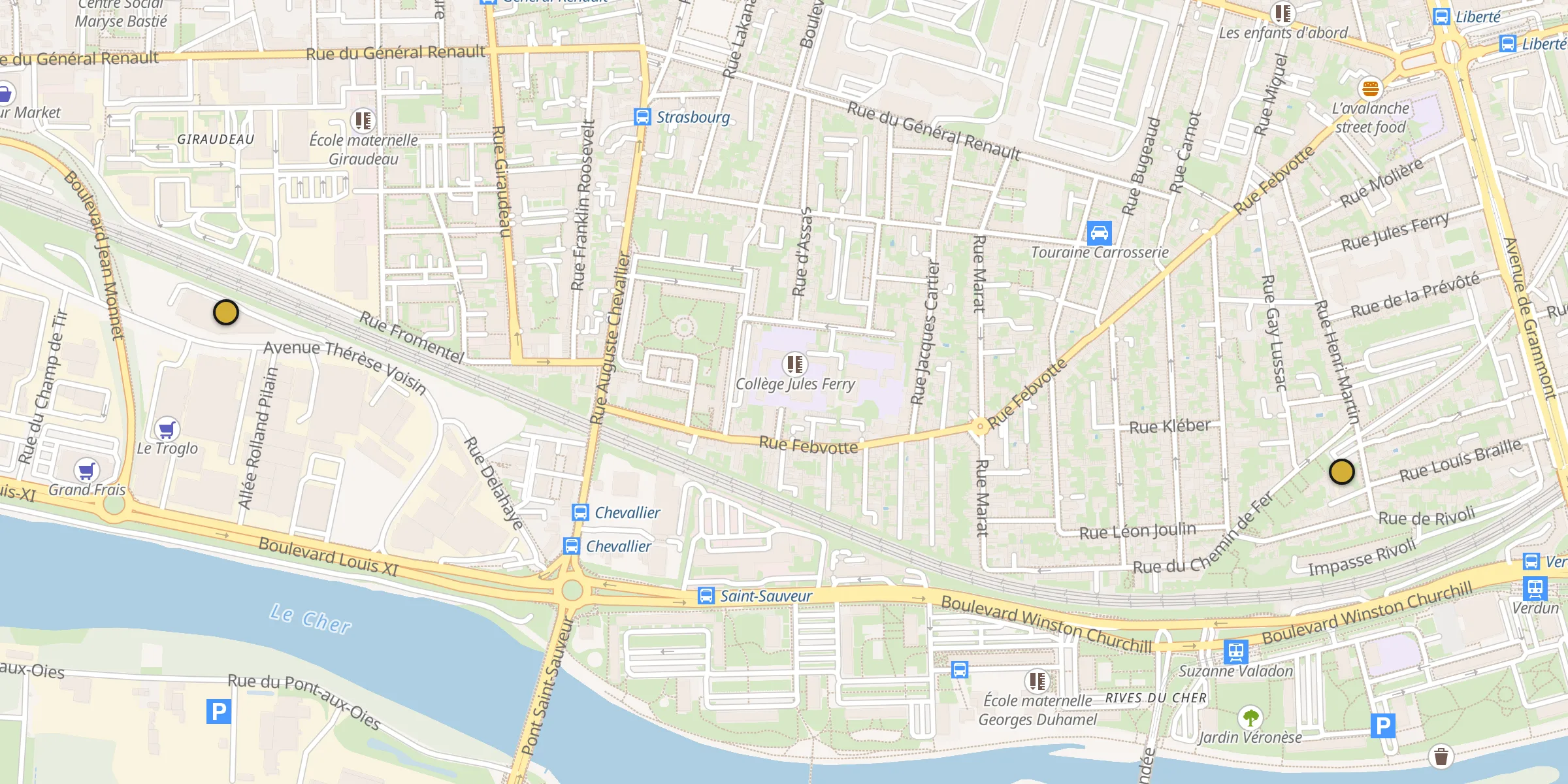 Carte des mosquées {aville}