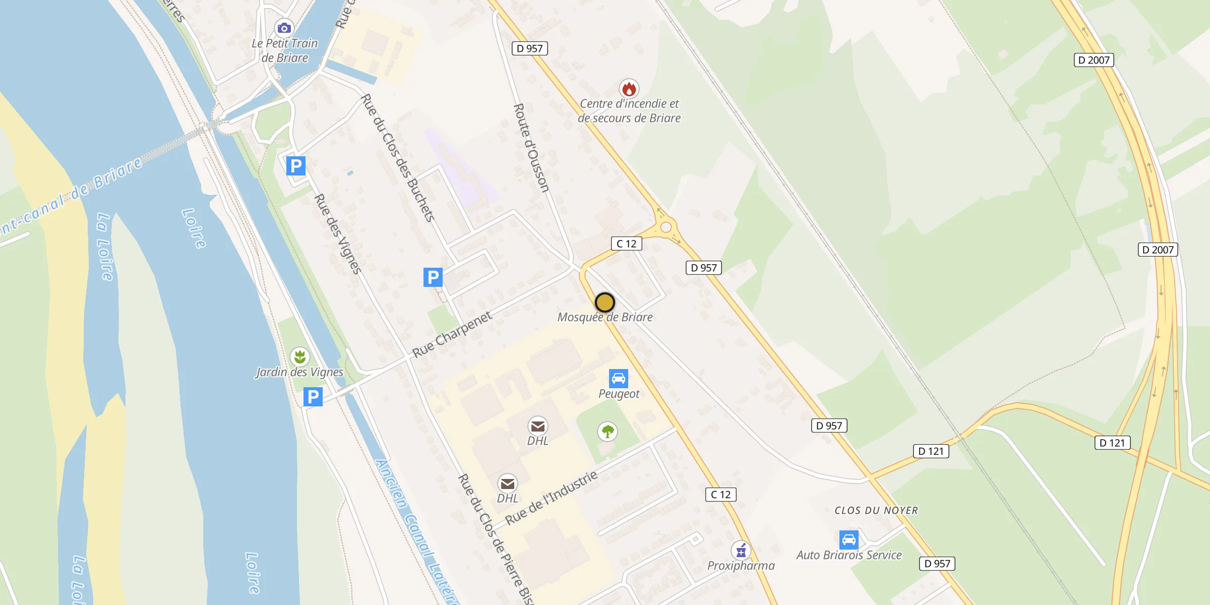 Carte des mosquées {aville}
