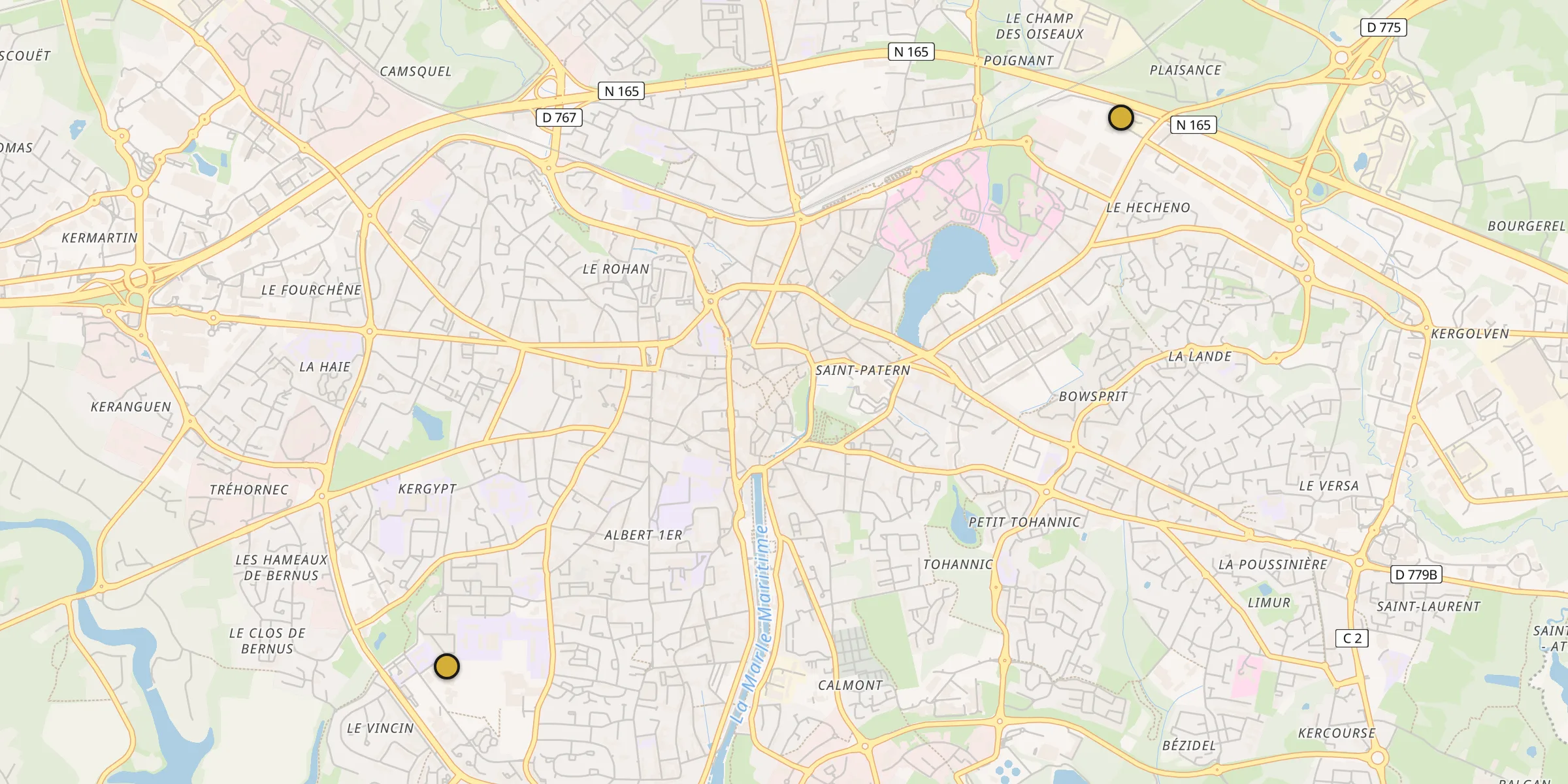 Carte des mosquées {aville}