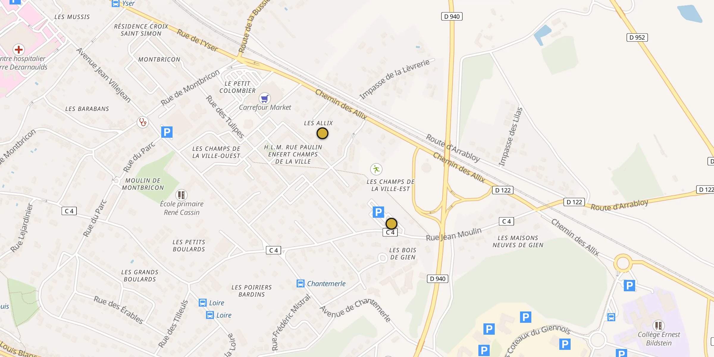 Carte des mosquées {aville}