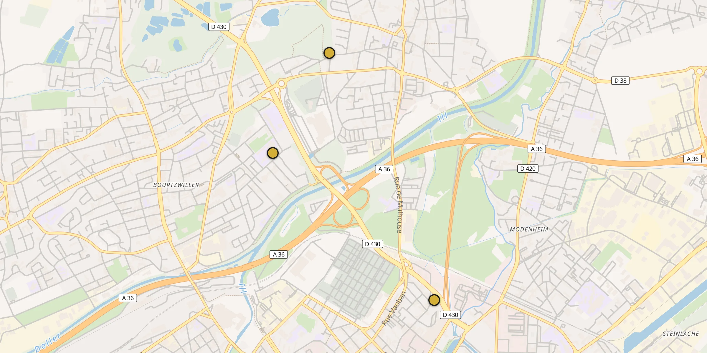 Carte des mosquées {aville}
