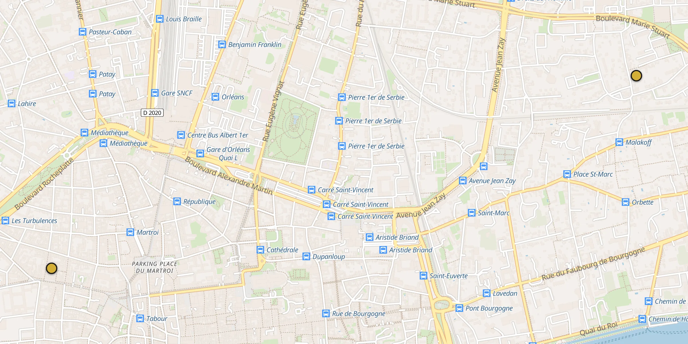 Carte des mosquées {aville}