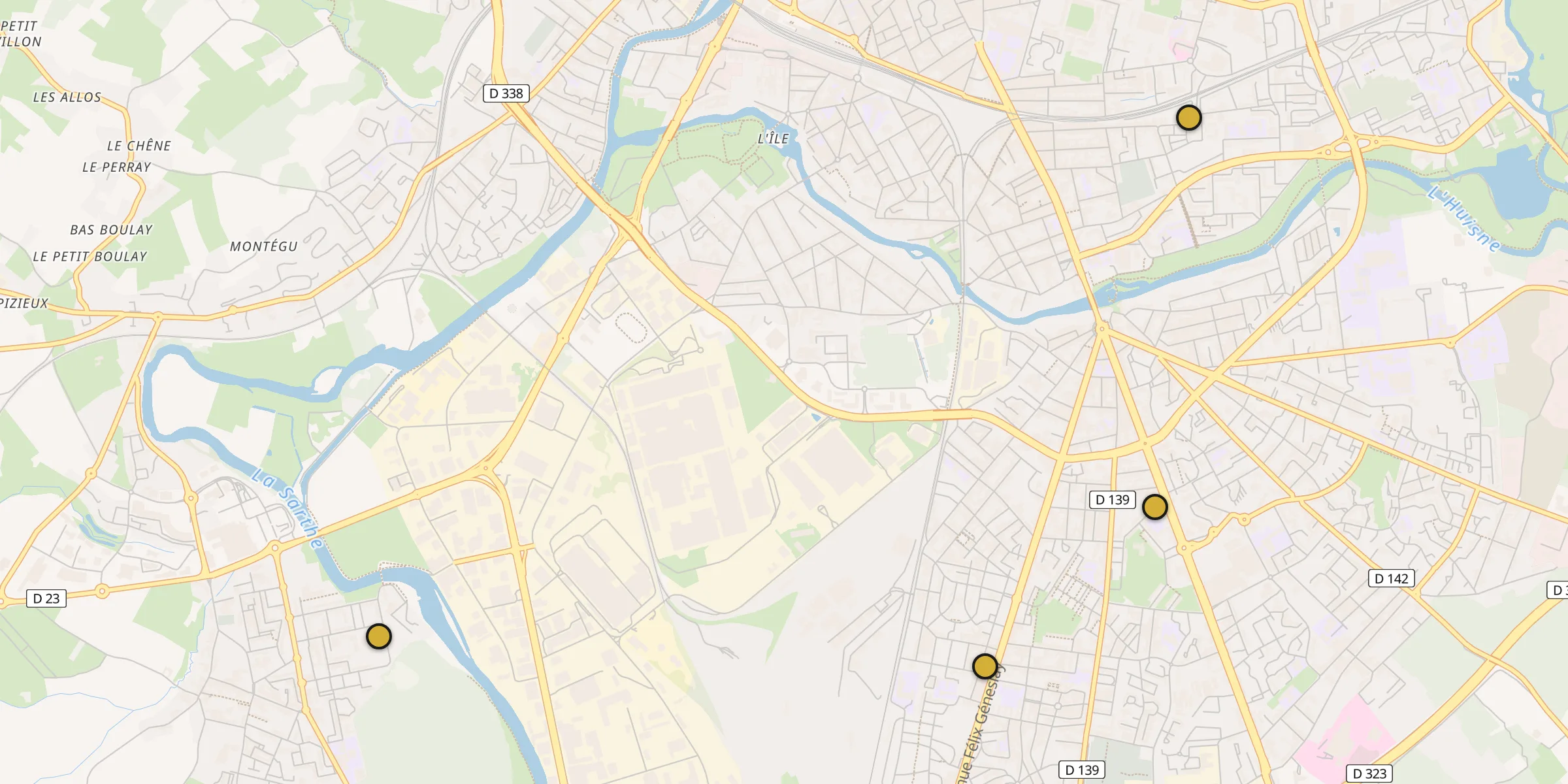 Carte des mosquées {aville}
