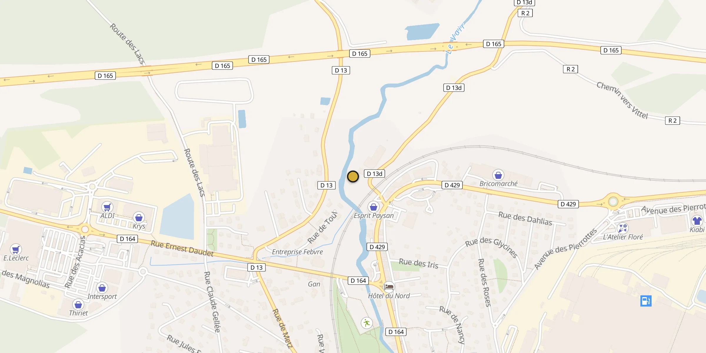 Carte des mosquées à Contrexéville