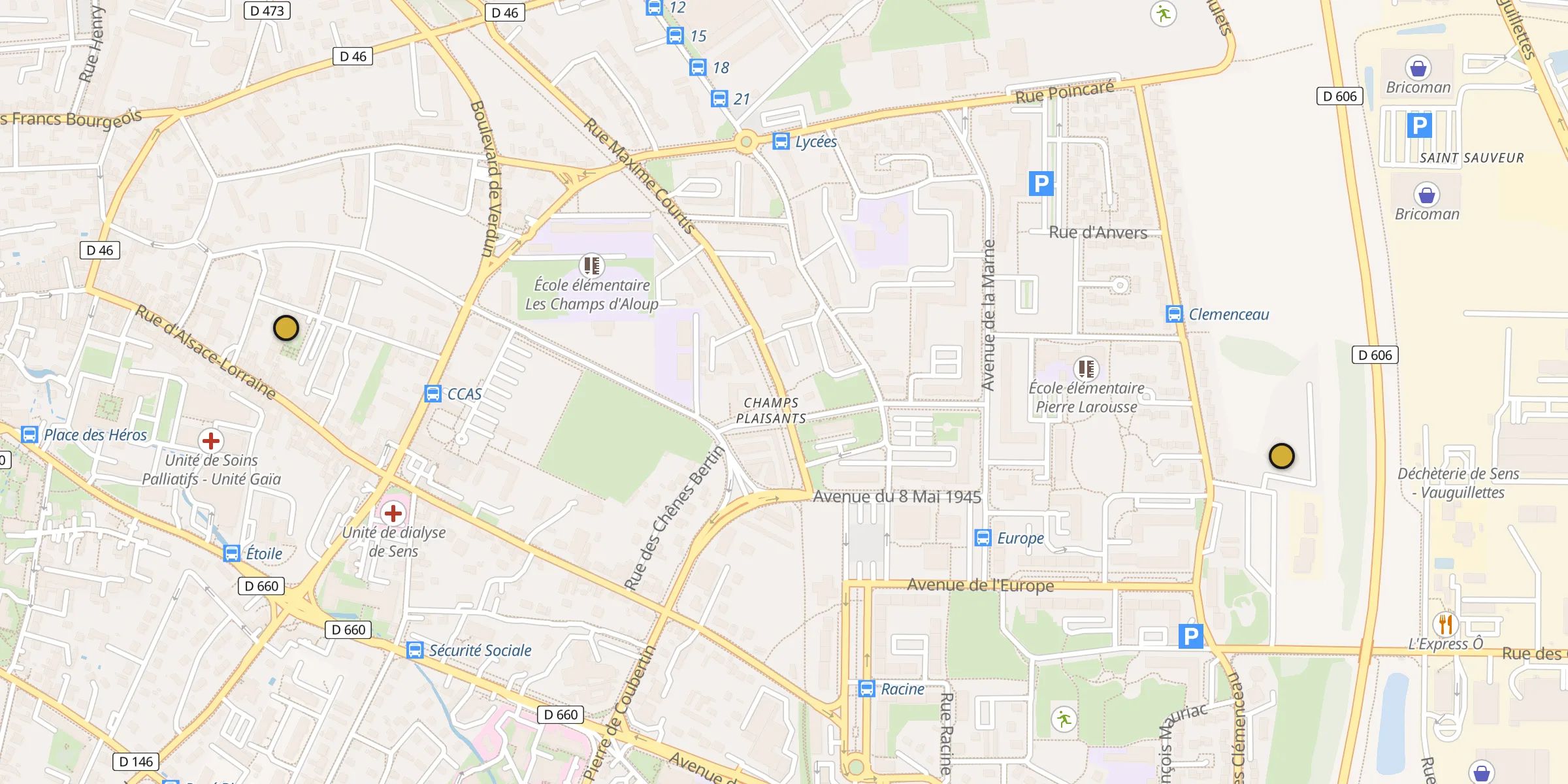Carte des mosquées {aville}