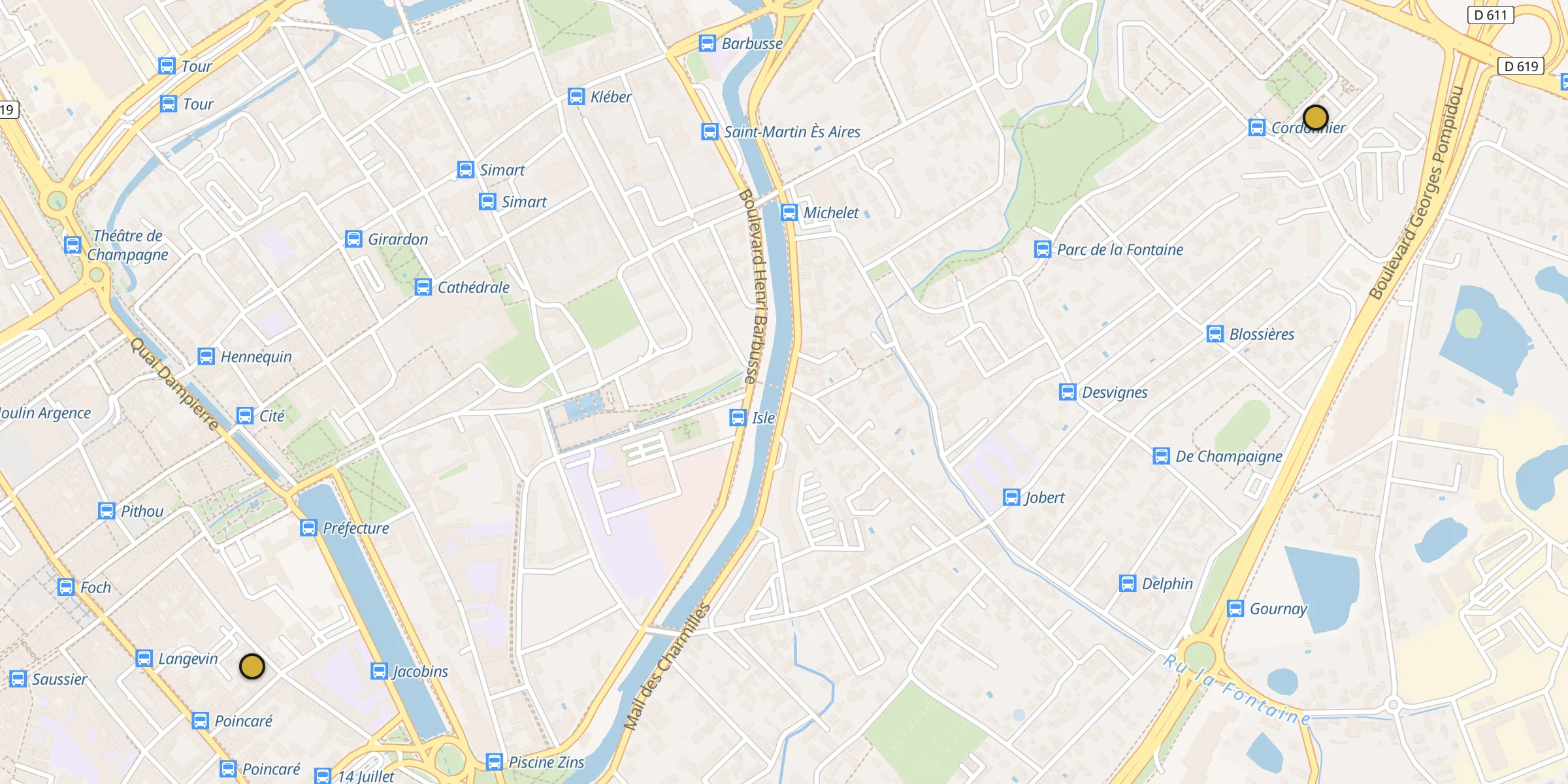 Carte des mosquées {aville}