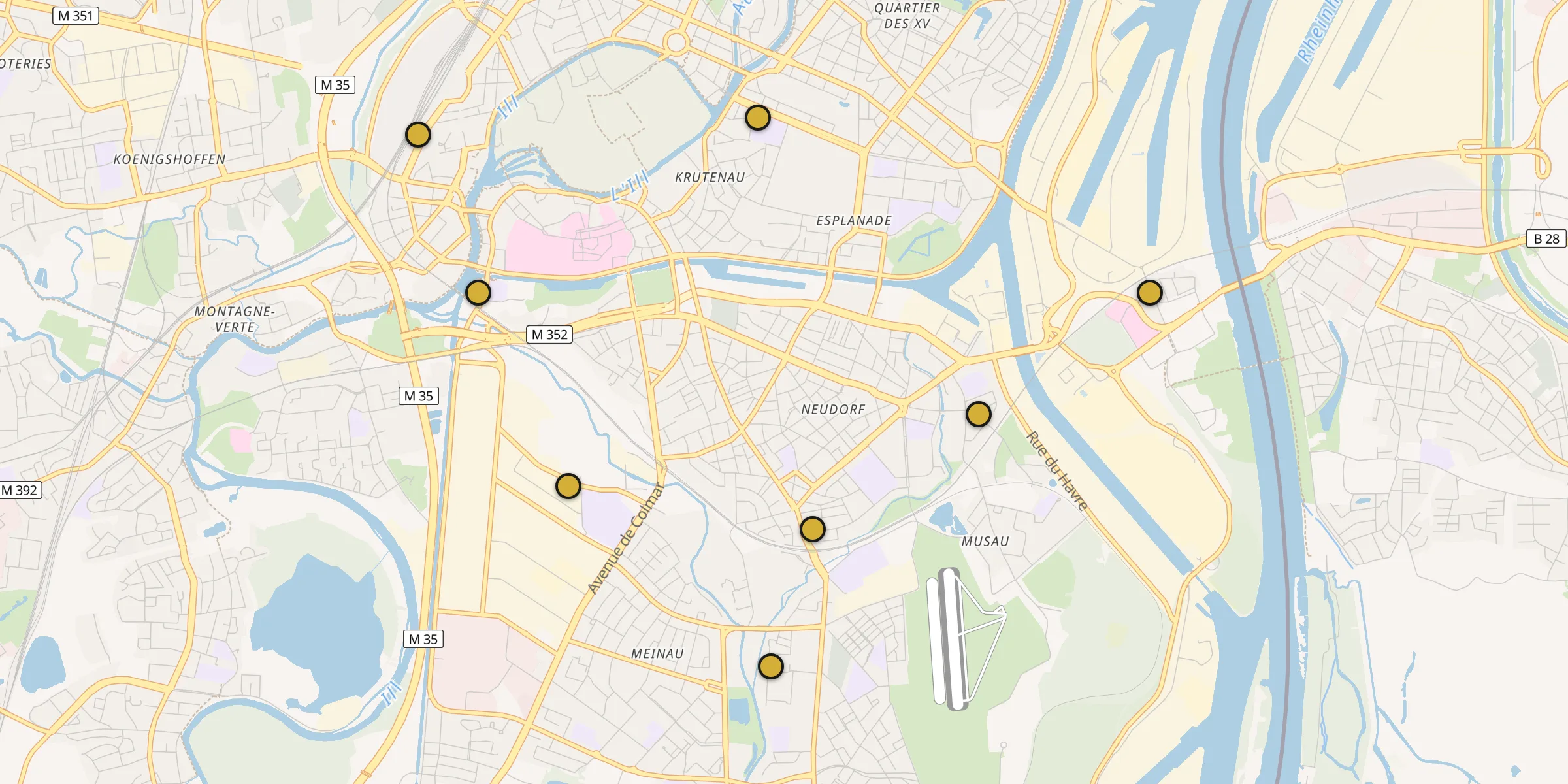 Carte des mosquées {aville}