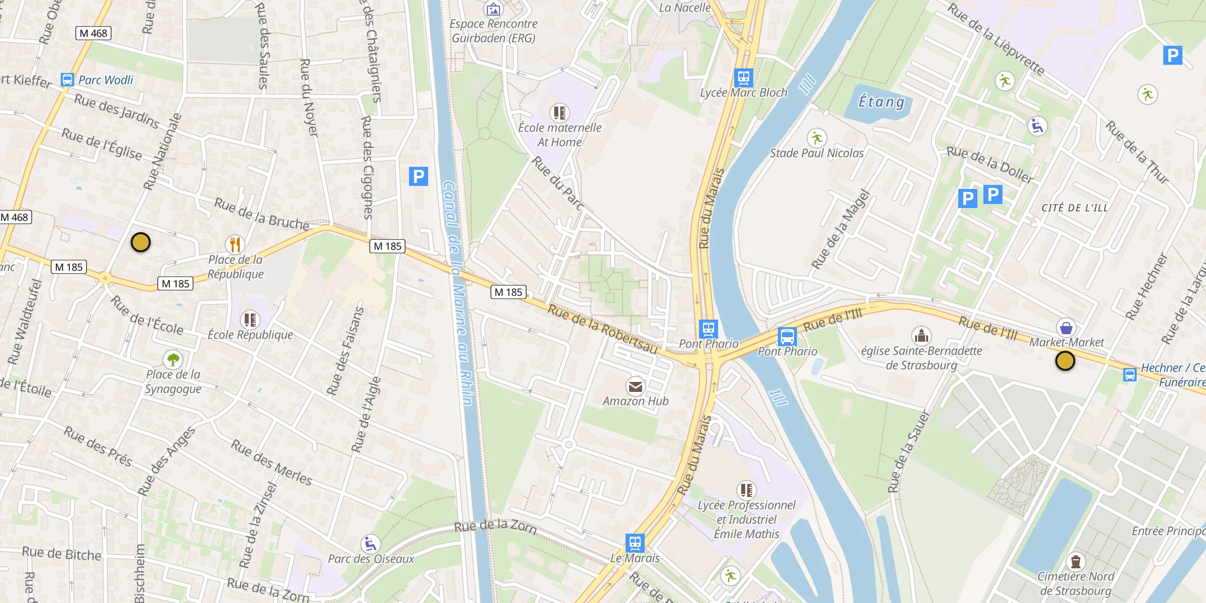 Carte des mosquées {aville}