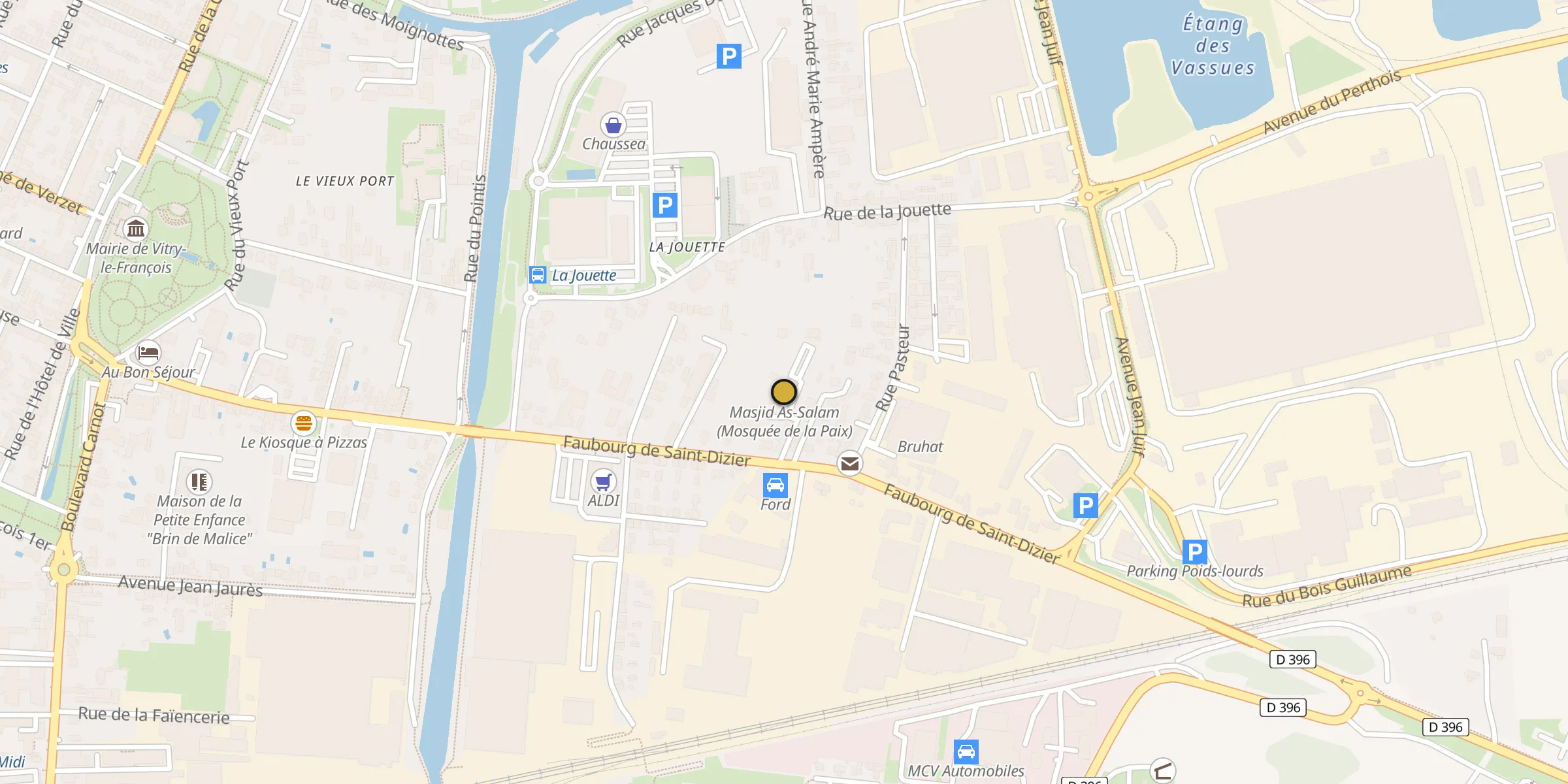 Carte des mosquées {aville}