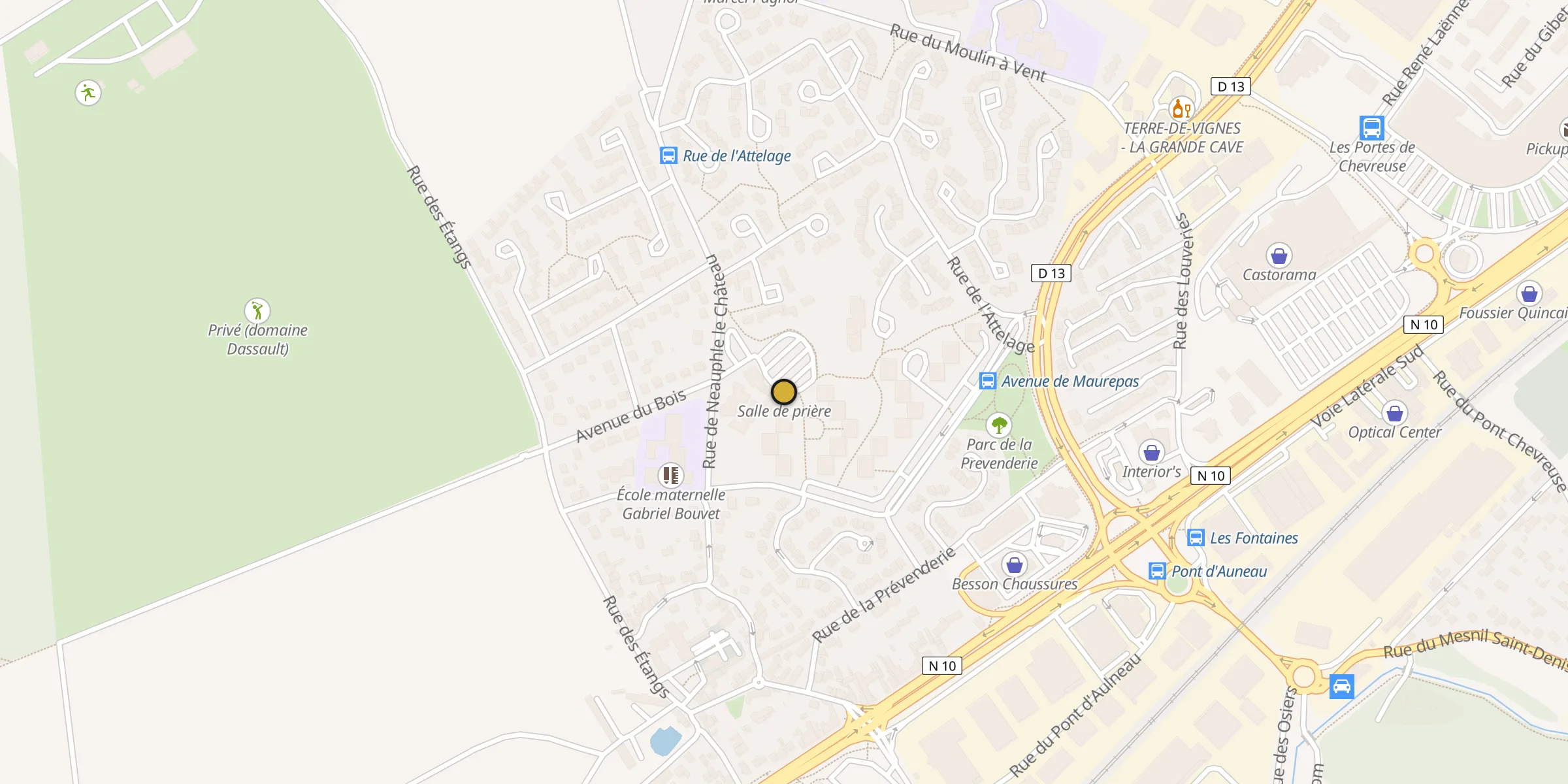 Carte des mosquées {aville}