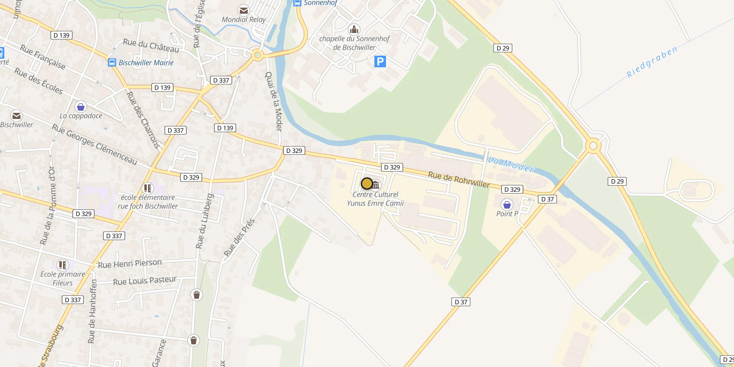 Carte des mosquées {aville}