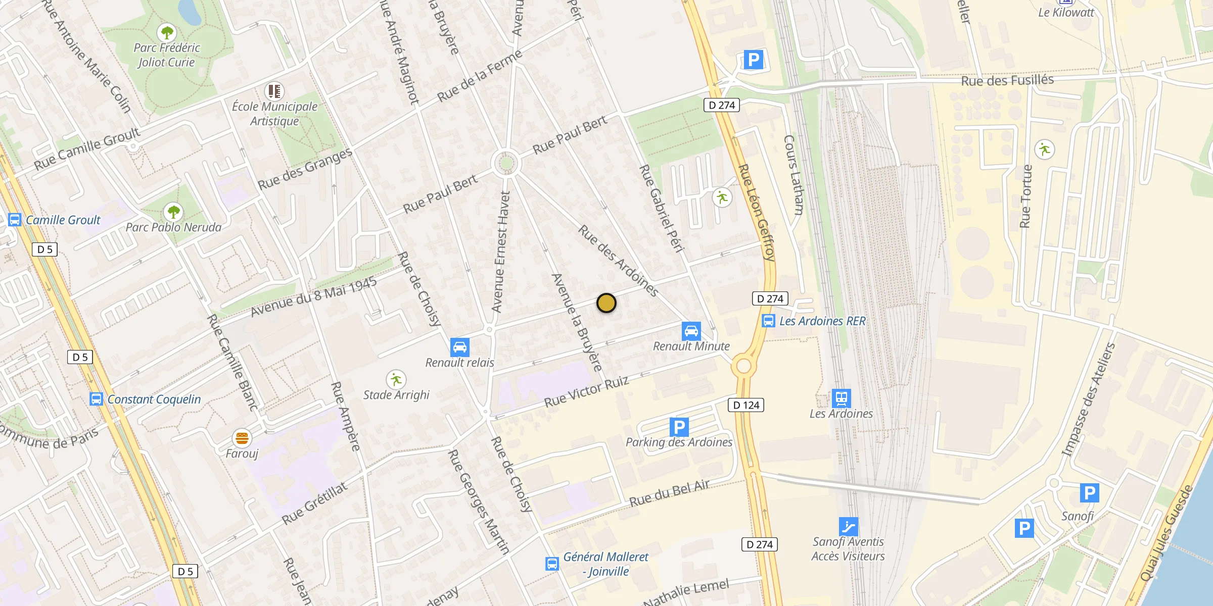 Carte des mosquées {aville}