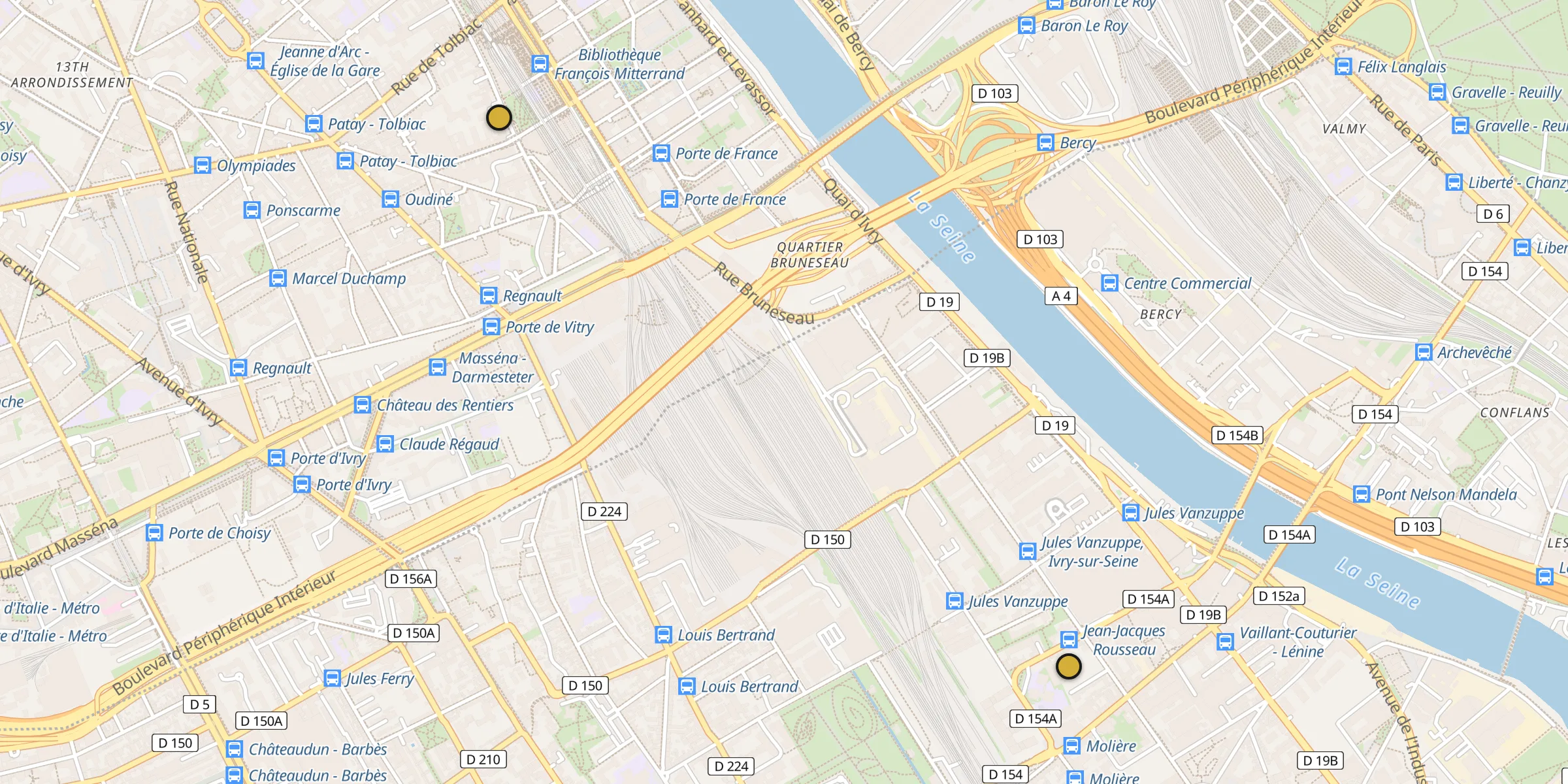 Carte des mosquées {aville}