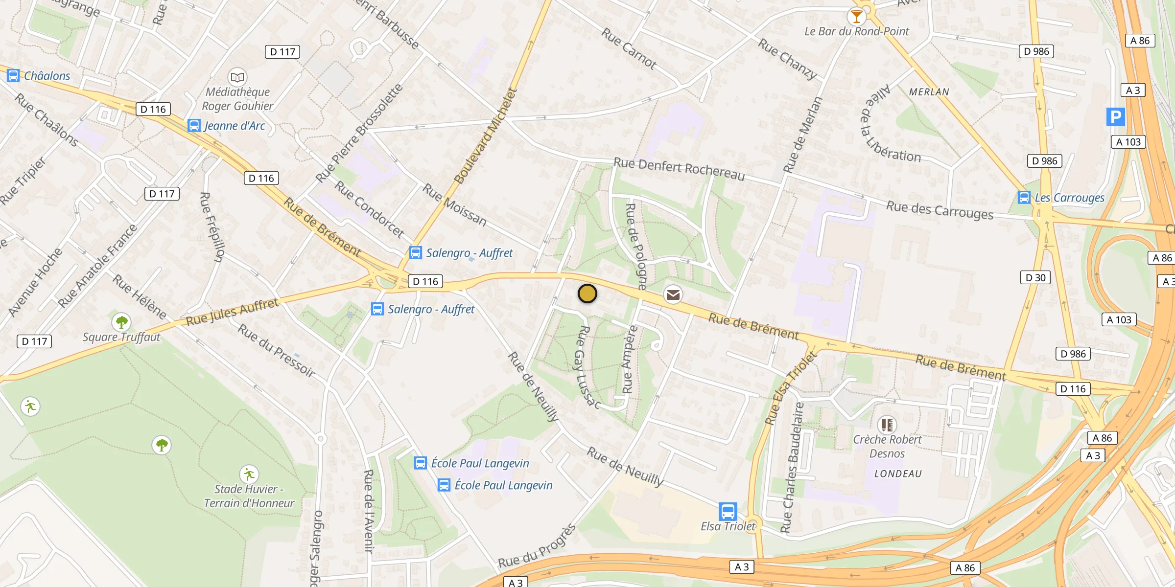 Carte des mosquées à Noisy-le-Sec