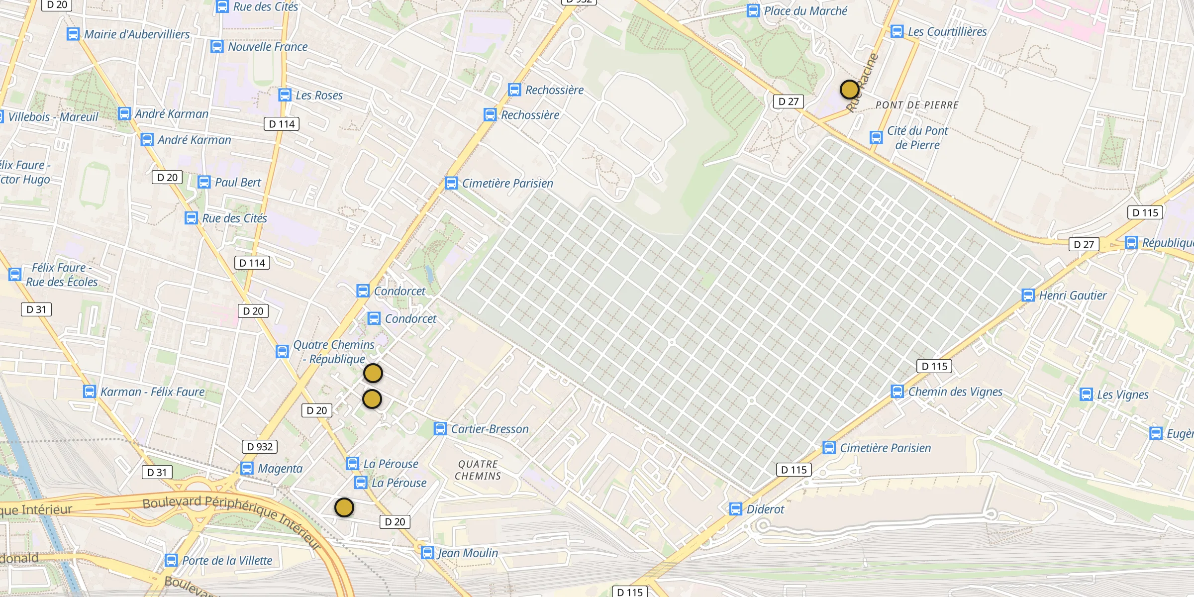 Carte des mosquées {aville}