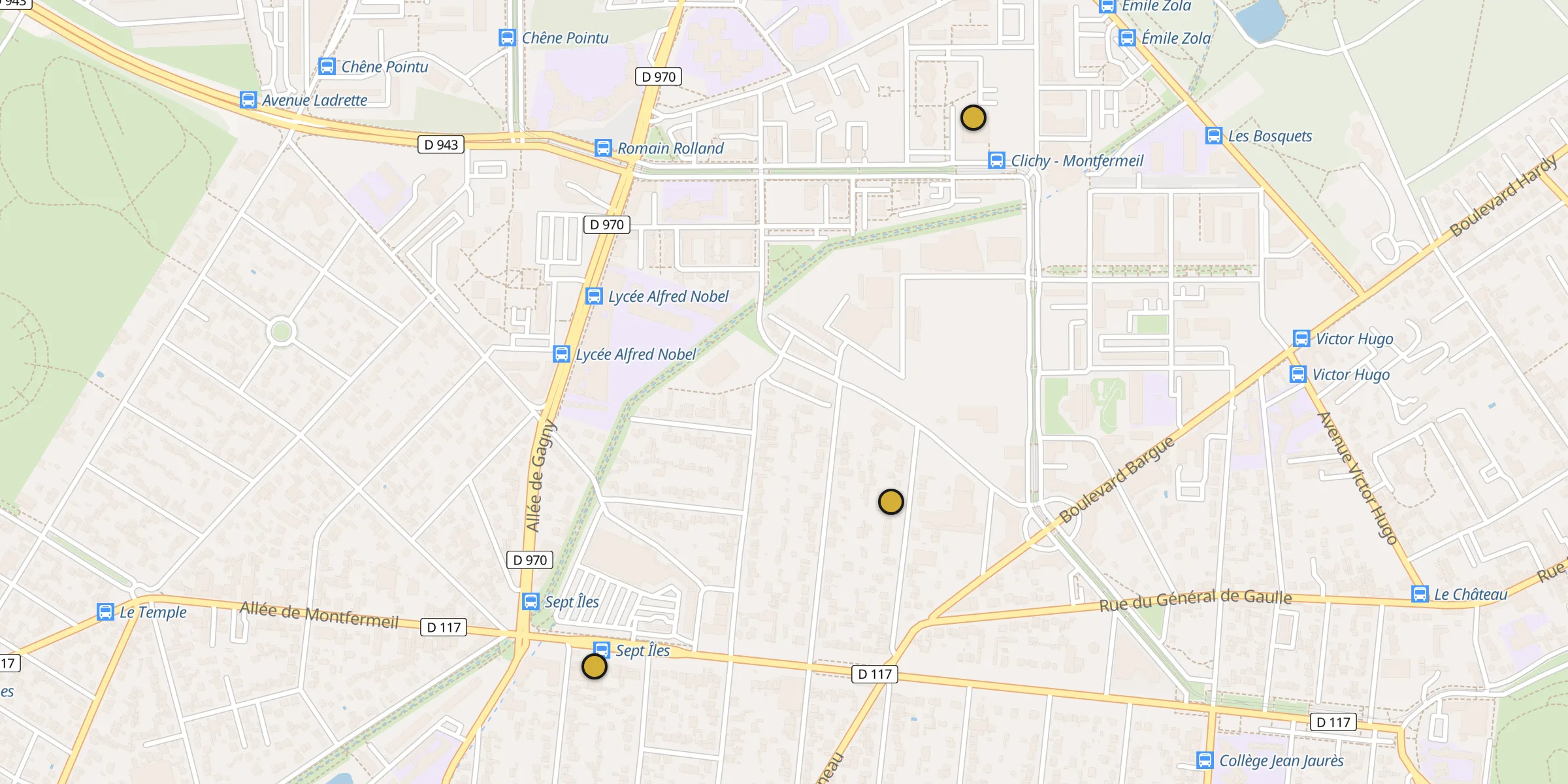 Carte des mosquées {aville}