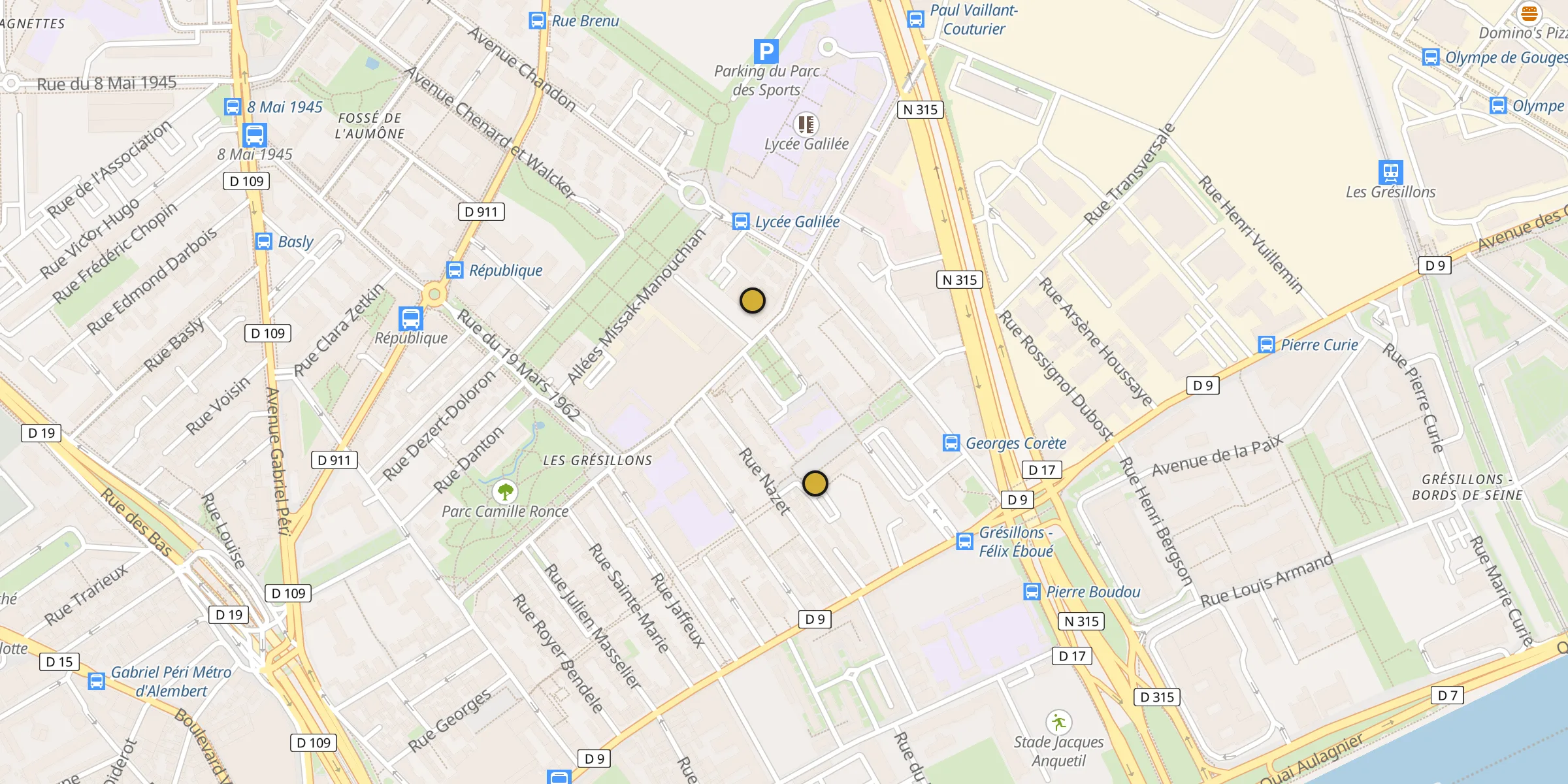 Carte des mosquées {aville}