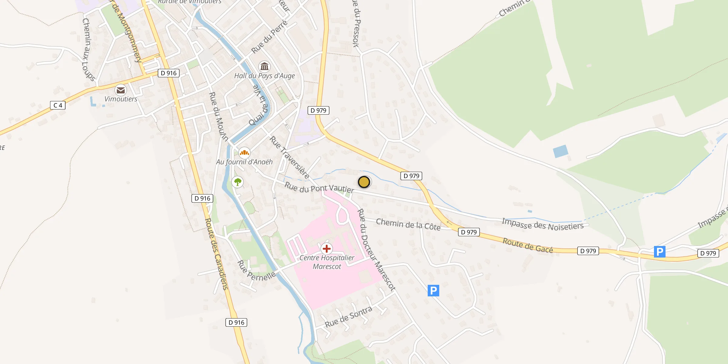 Carte des mosquées à Vimoutiers