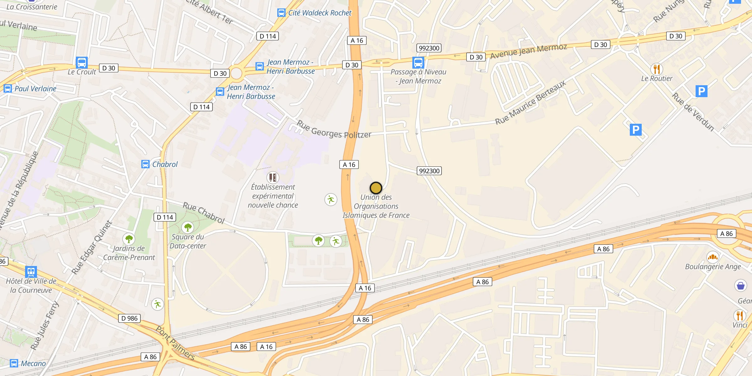 Carte des mosquées {aville}