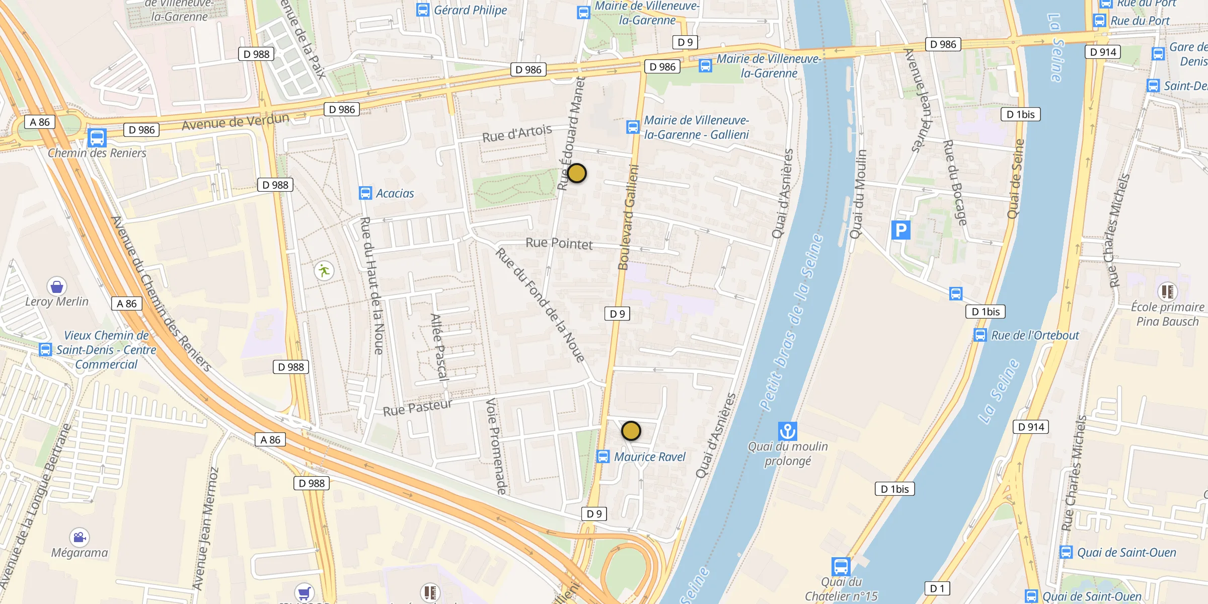 Carte des mosquées {aville}