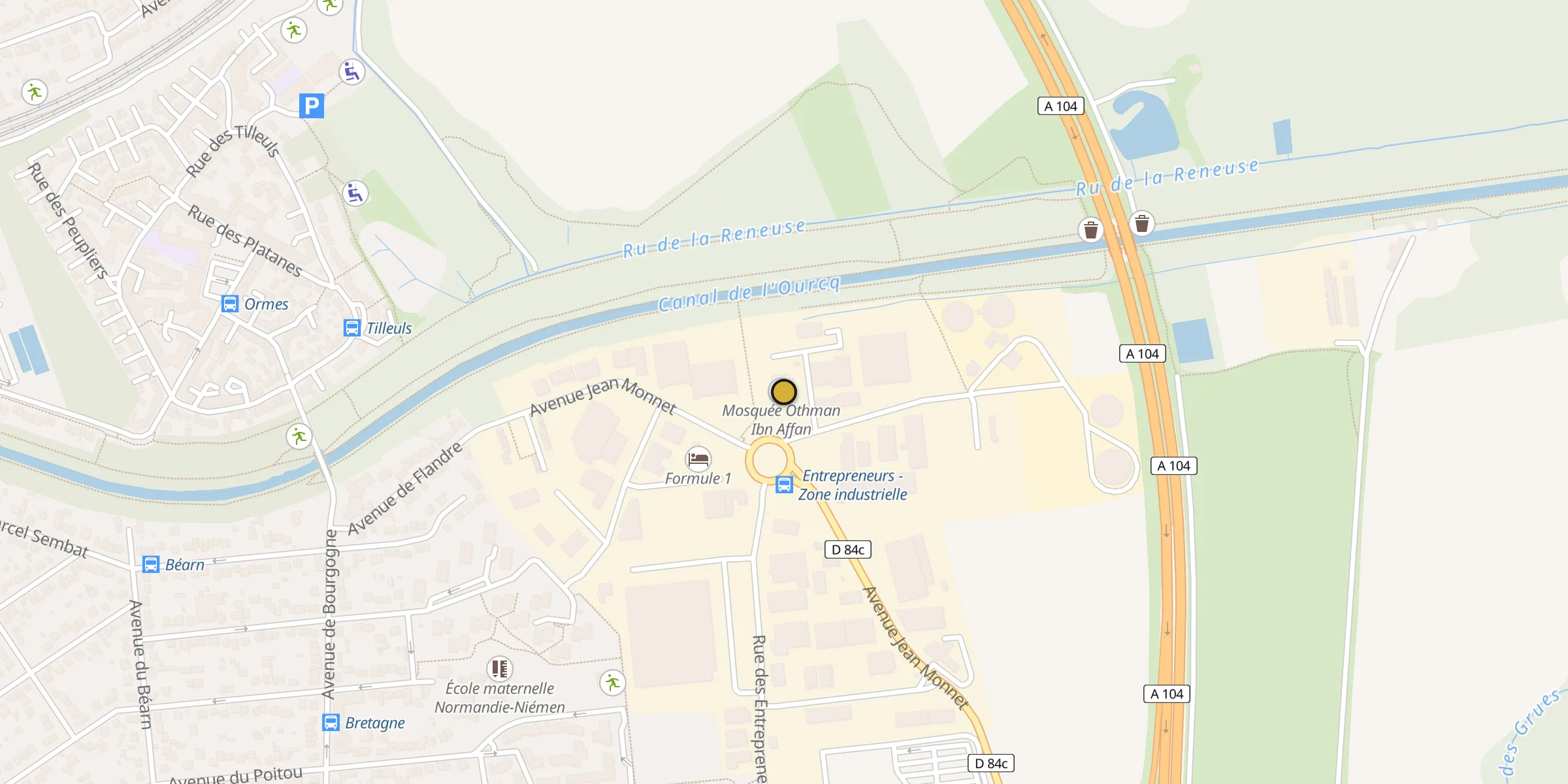 Carte des mosquées {aville}
