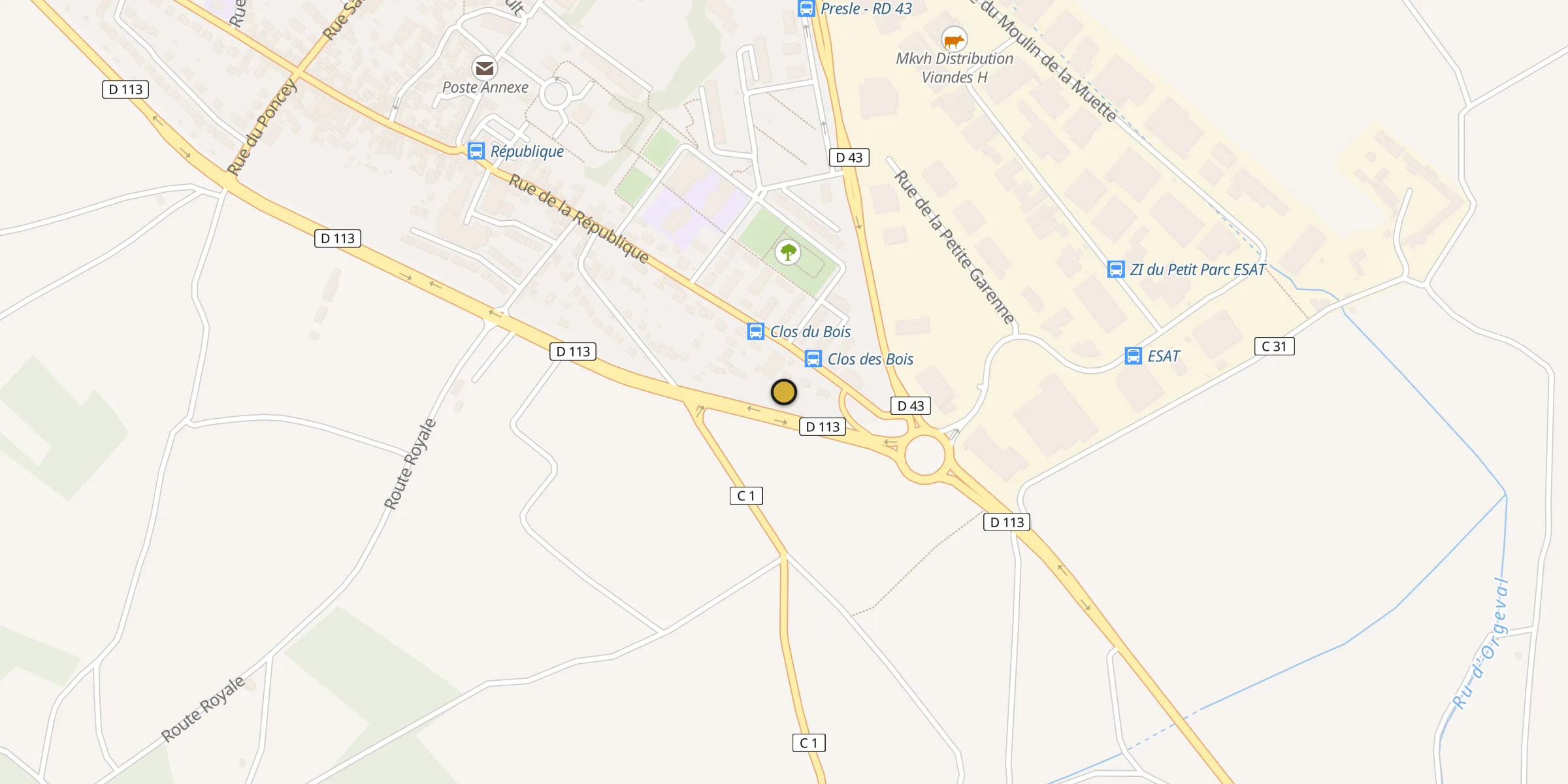 Carte des mosquées à Ecquevilly