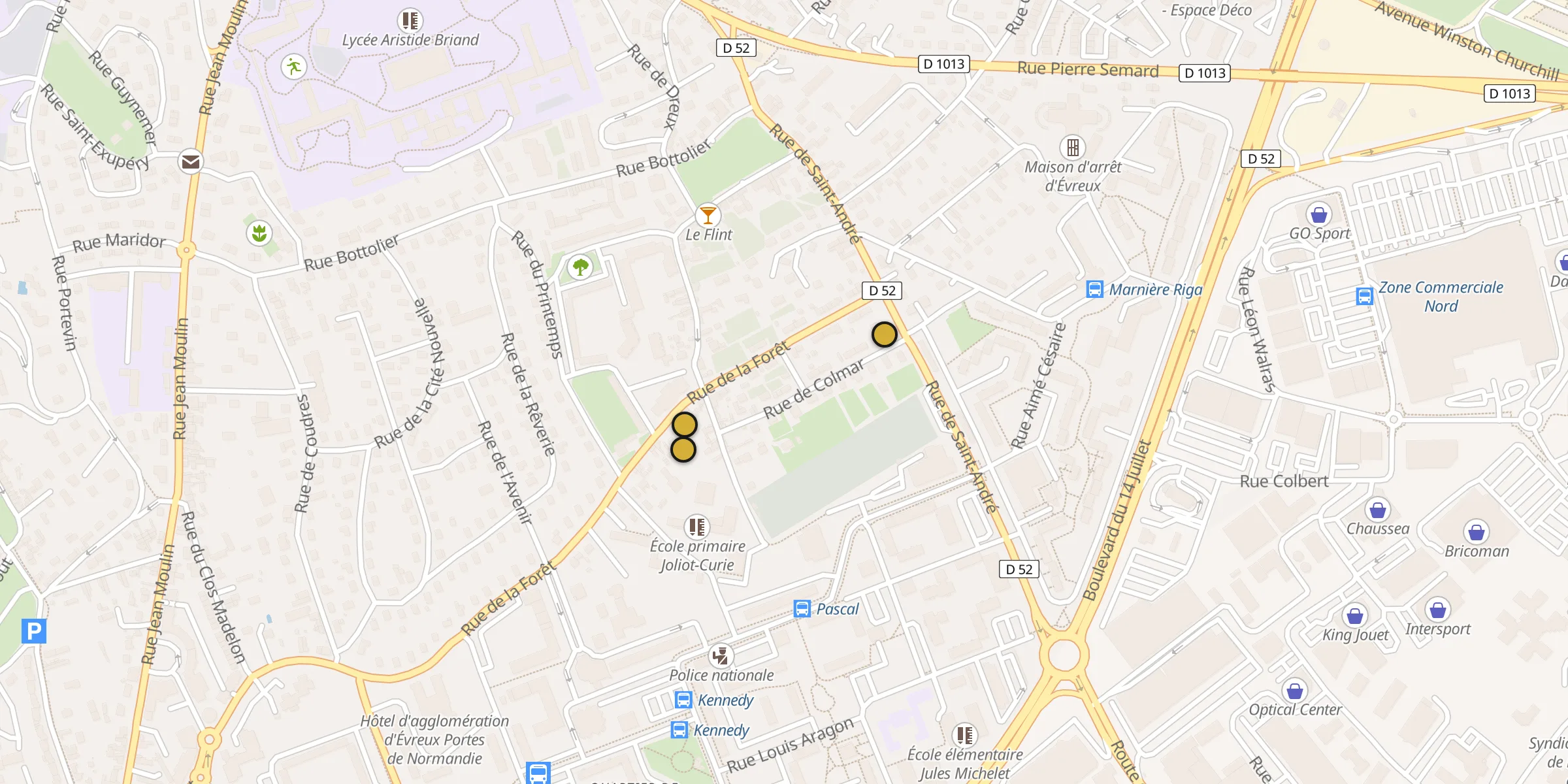 Carte des mosquées {aville}