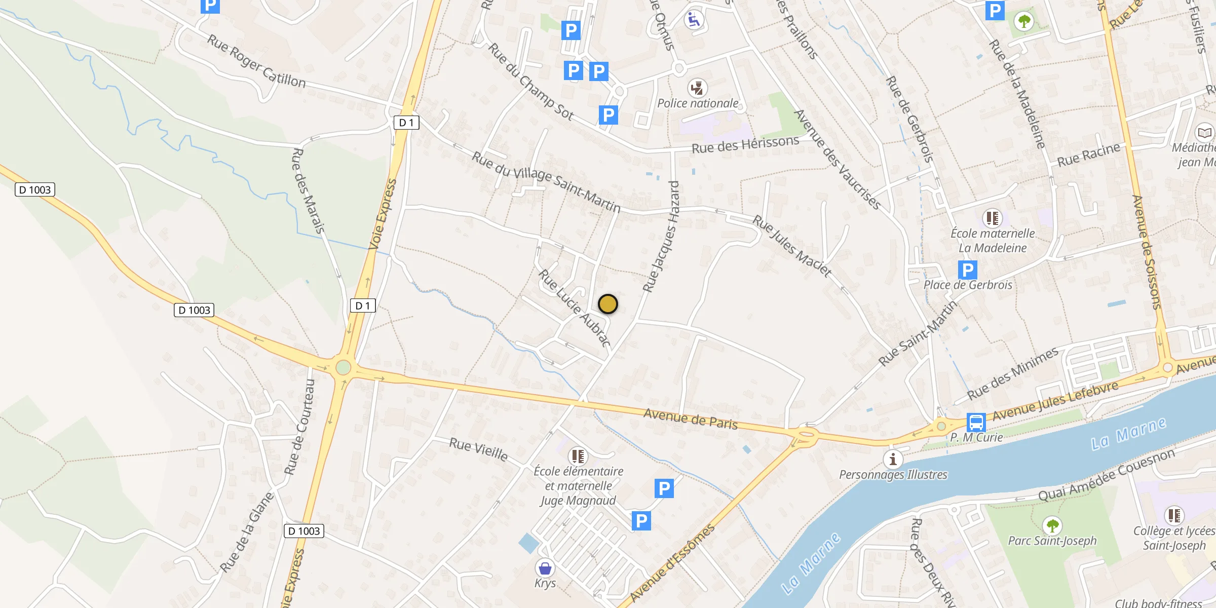 Carte des mosquées {aville}