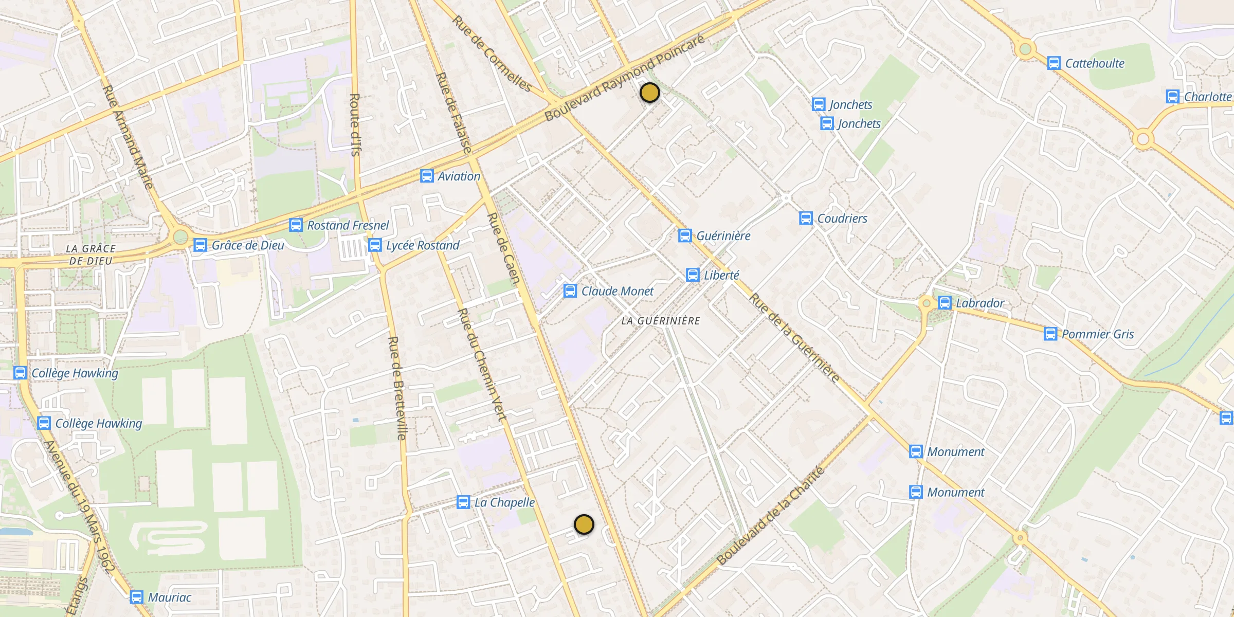 Carte des mosquées {aville}
