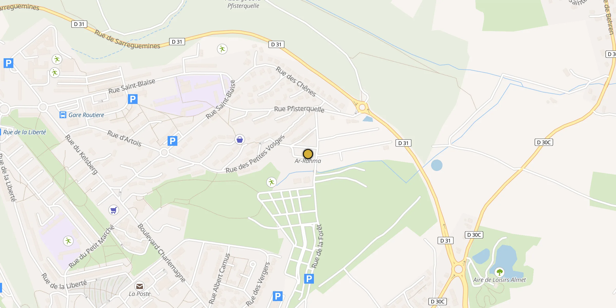 Carte des mosquées {aville}