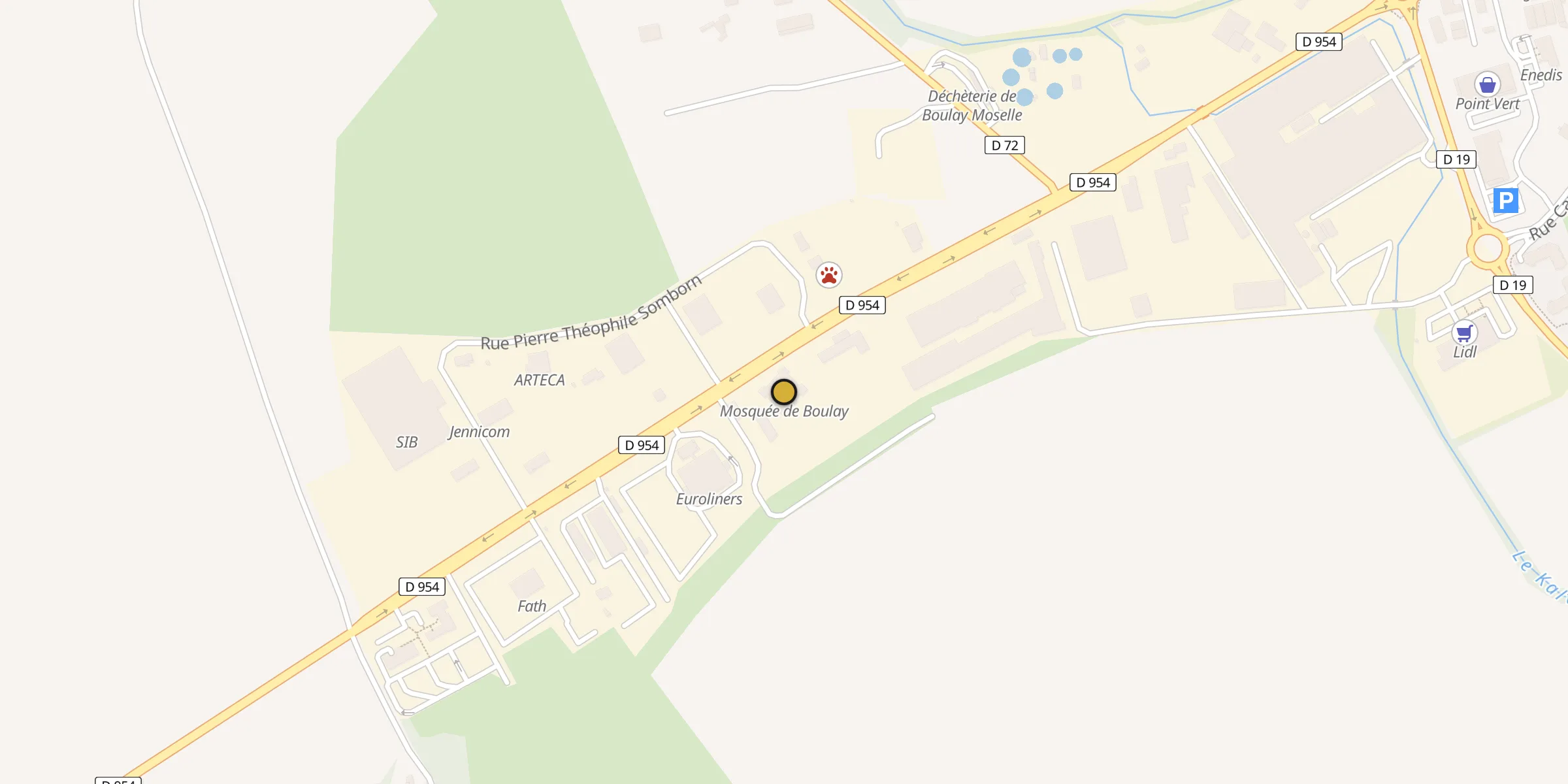 Carte des mosquées {aville}