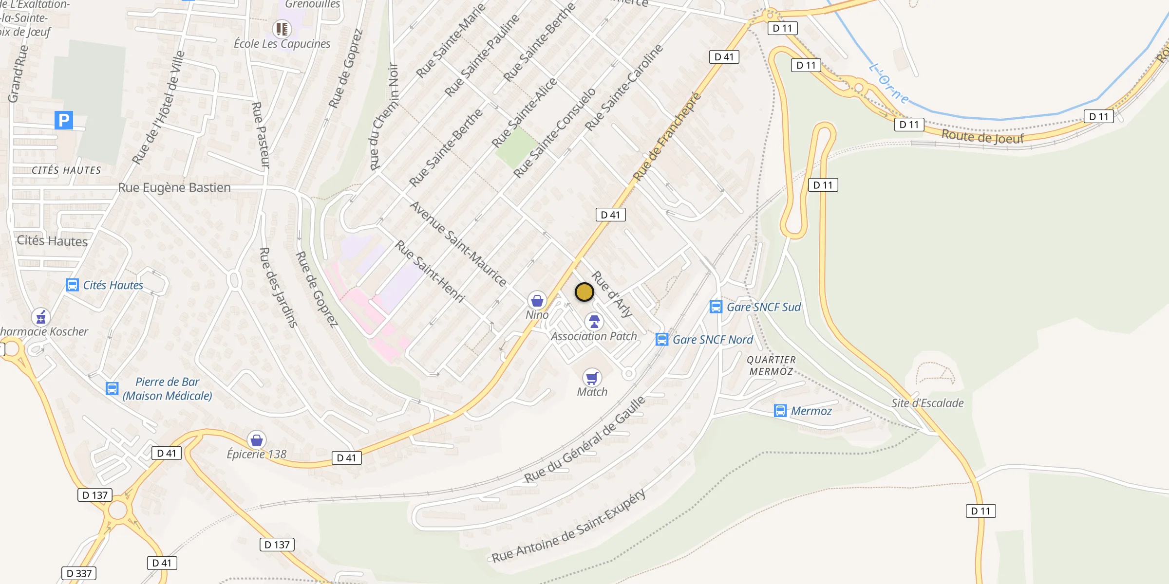 Carte des mosquées {aville}