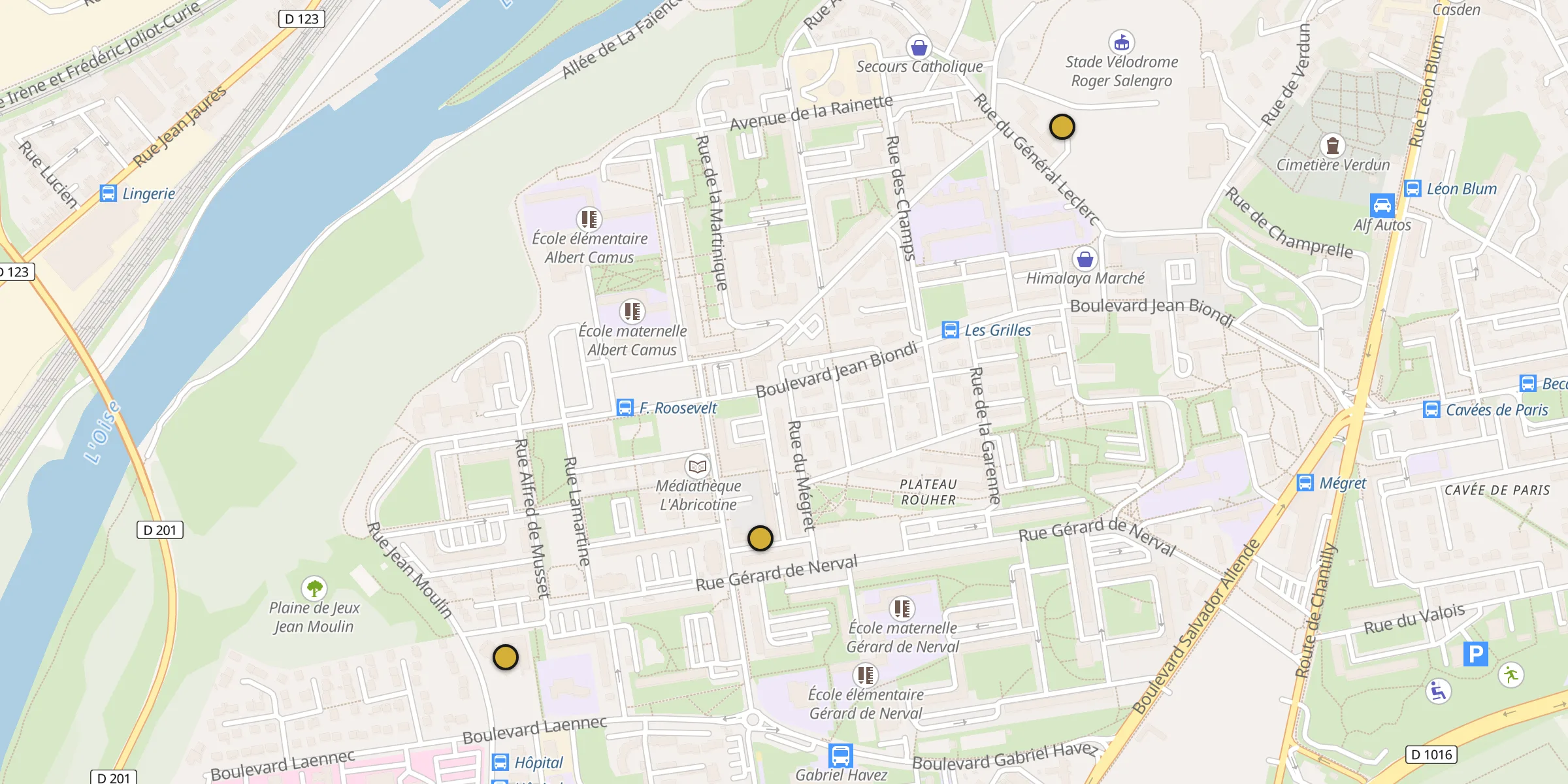 Carte des mosquées {aville}