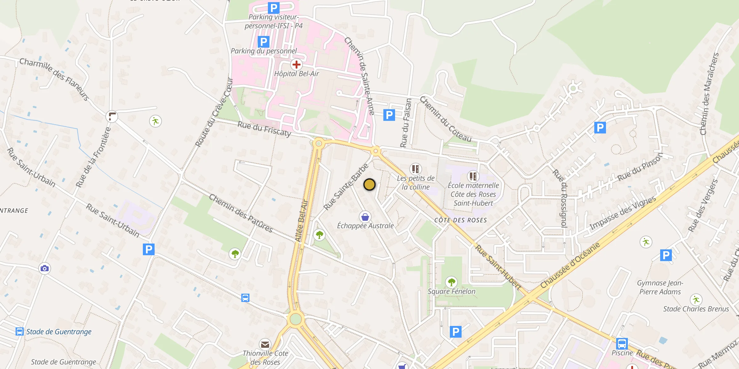 Carte des mosquées à Thionville