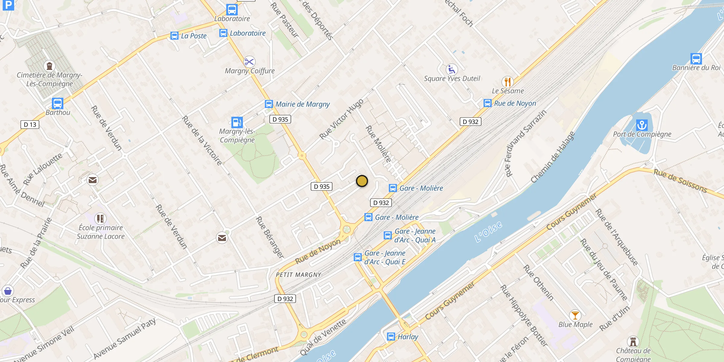 Carte des mosquées {aville}