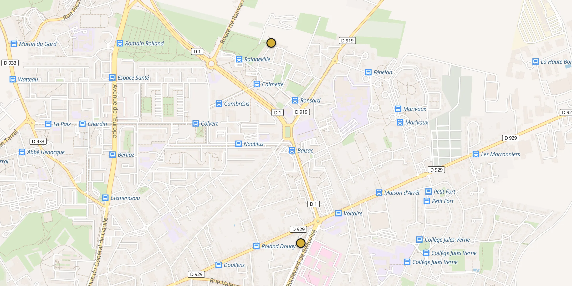 Carte des mosquées {aville}