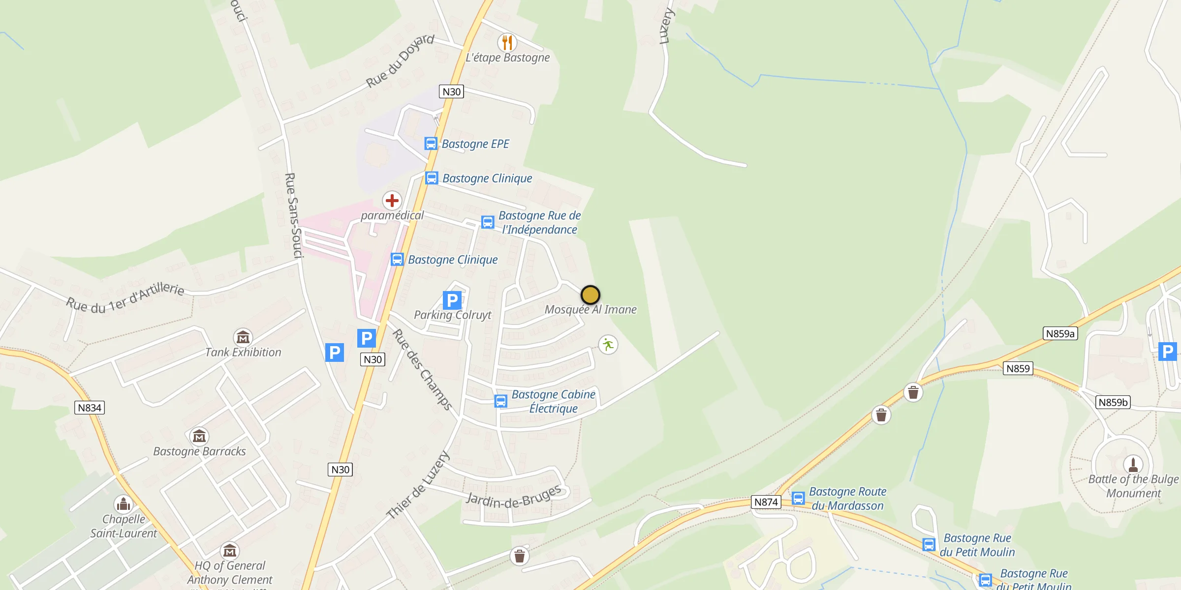 Carte des mosquées {aville}