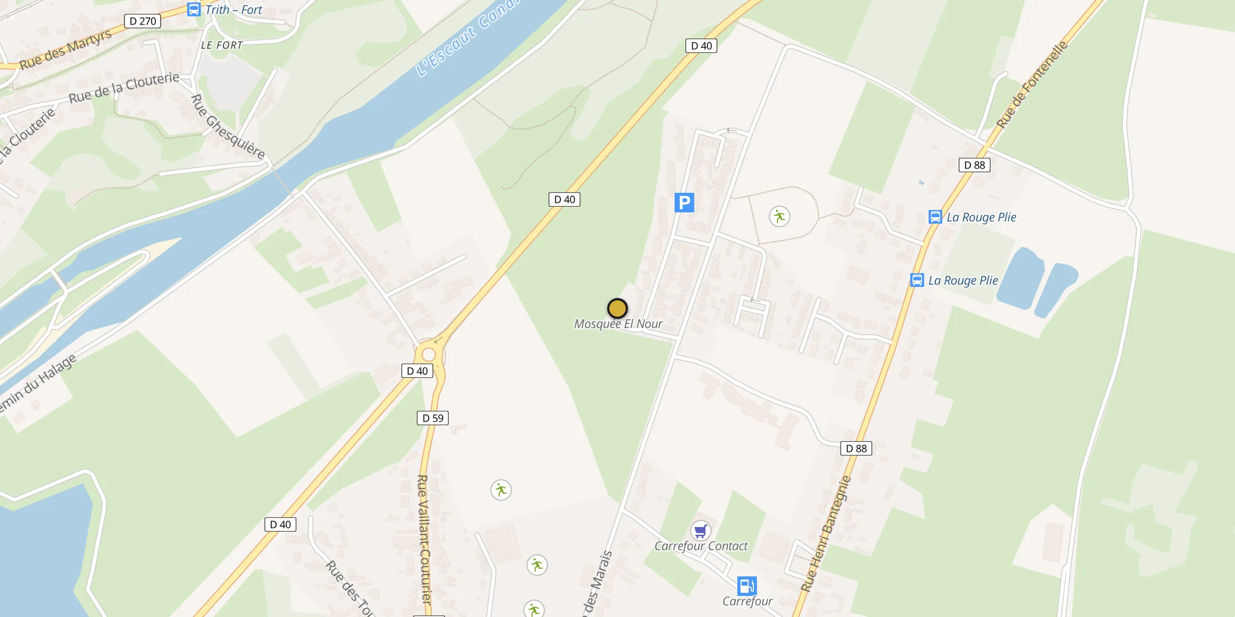 Carte des mosquées {aville}