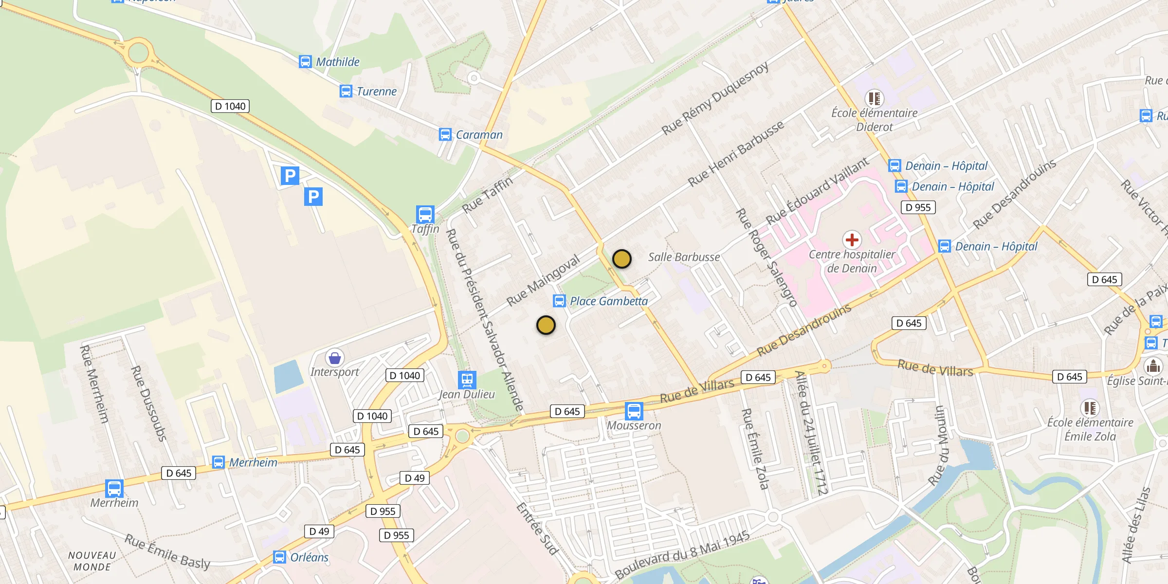 Carte des mosquées {aville}