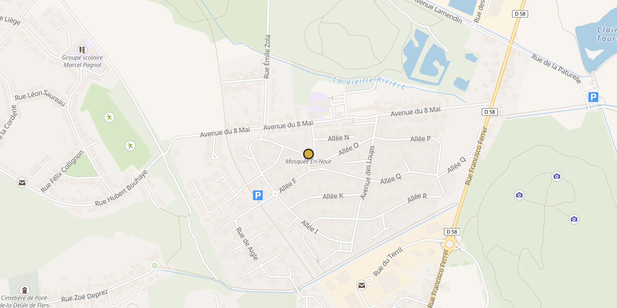 Carte des mosquées {aville}