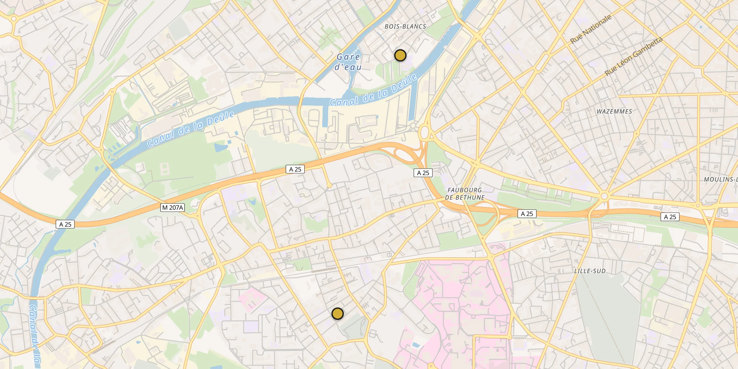 Carte des mosquées {aville}