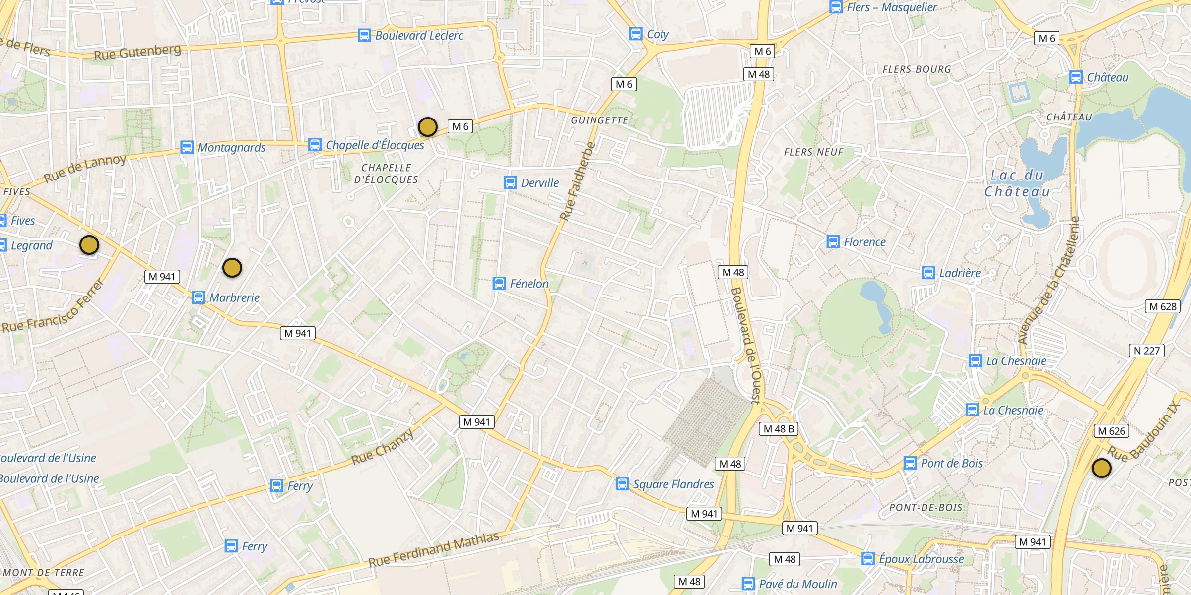 Carte des mosquées {aville}
